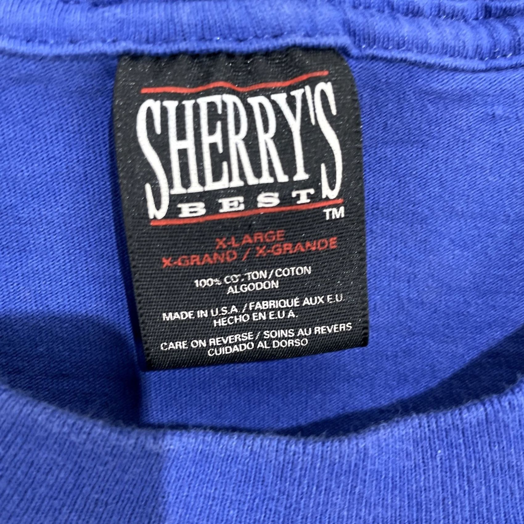 Vintage VINTAGE Looney Tunes T-Shirt Men XL Blue 90s Bugs Bunny Tweety Daffy Shirt Crew Neck Short Sleeve Cartoon Graphic Print Scene Florida LL Size US XL / EU 56 / 4 - 2 Thumbnail