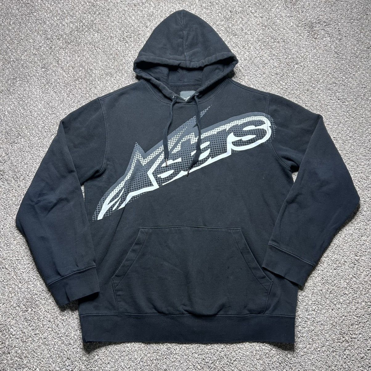 Alpinestars × Vintage Y2K alpine stars grunge hoodie size large Size US L / EU 52-54 / 3 - 1 Thumbnail