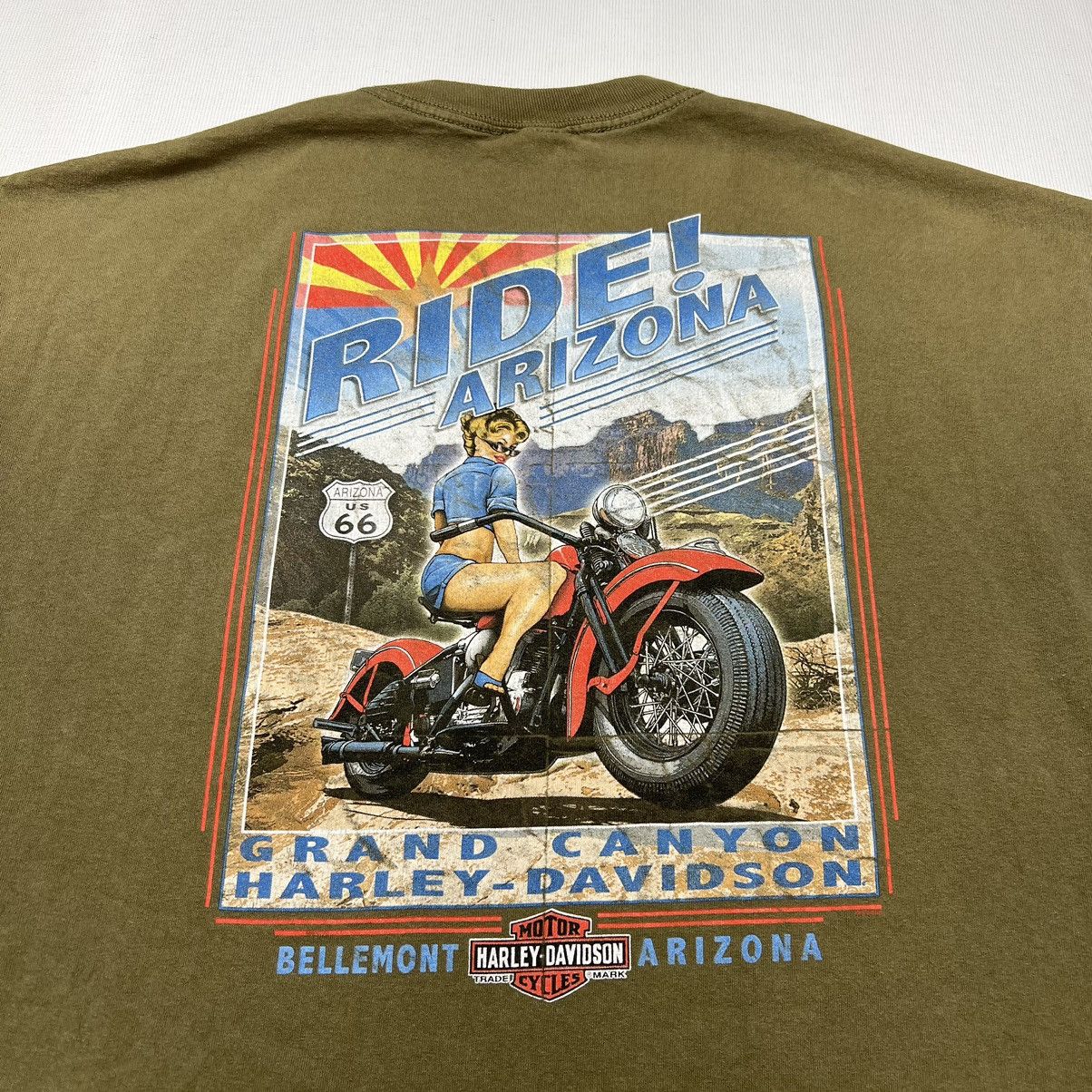 Harley Davidson × Vintage Harley Davidson Tee Shirt Sleeveless Arizona Grand Canyon Size US XXL / EU 58 / 5 - 10 Thumbnail