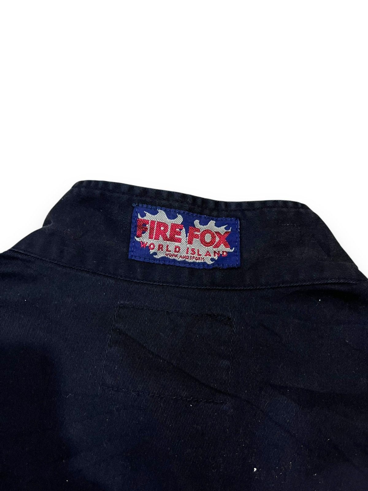 Japanese Brand VINTAGE WORKWEAR FIRE FOX WORLD ISLAND COVERALL JUMPSUIT Size US 39 - 13 Thumbnail