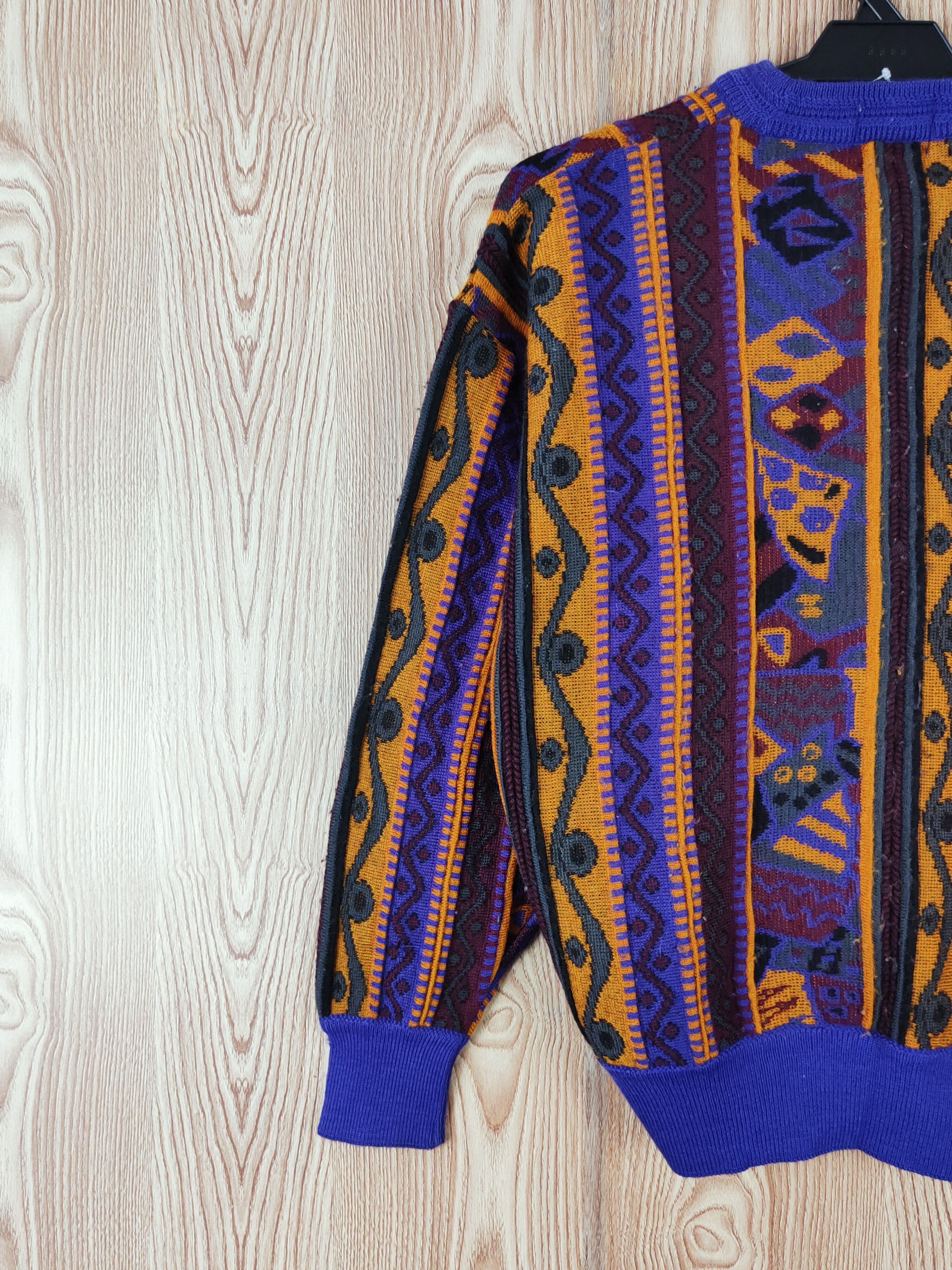 Homespun Knitwear Modigliani Purple Knitwear Sweatshirts #W661 Size US S / EU 44-46 / 1 - 8 Thumbnail