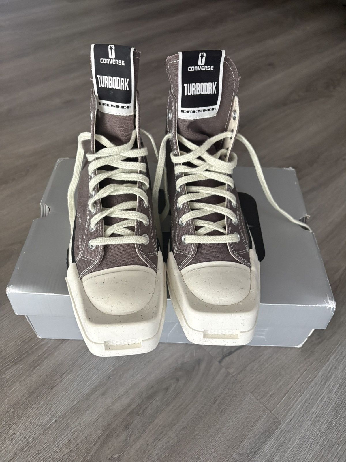 Converse × Rick Owens Drkshdw Converse X Rick Owens DRKSHDW Size US 8.5 / EU 41-42 - 2 Thumbnail