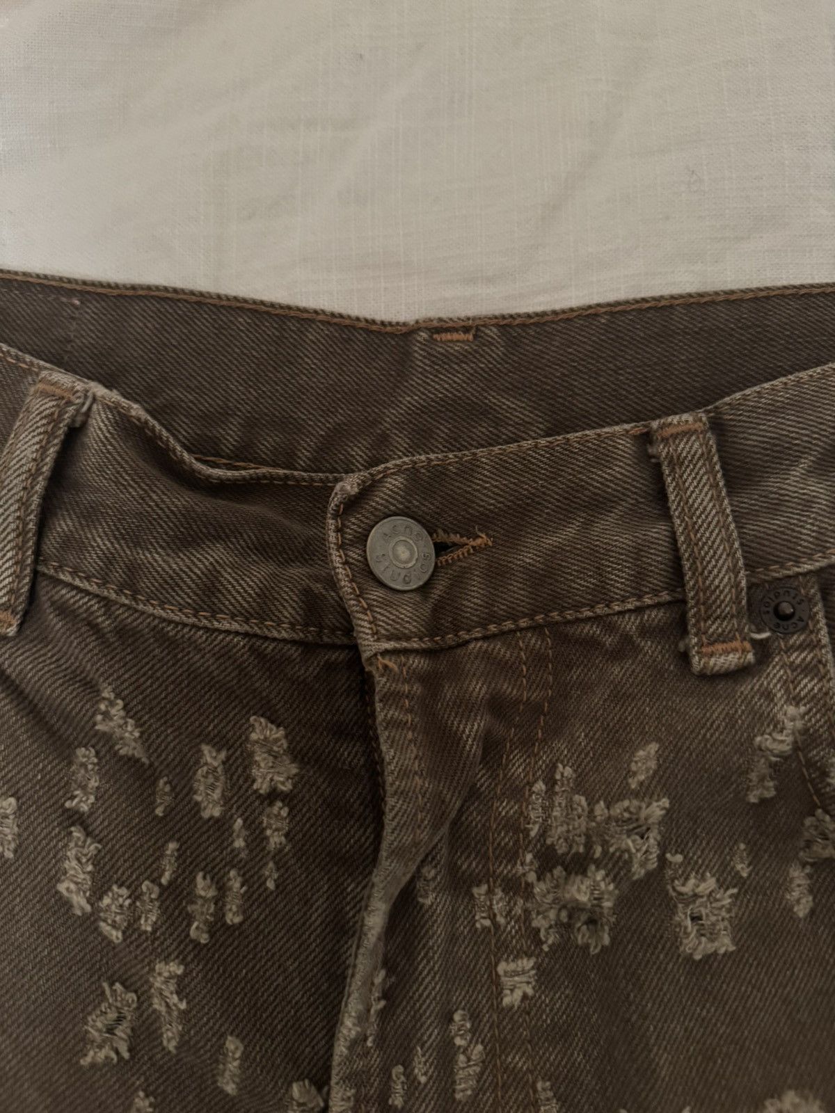 Acne Studios Acne Moth Cut Denim Size US 28 / EU 44 - 2 Thumbnail