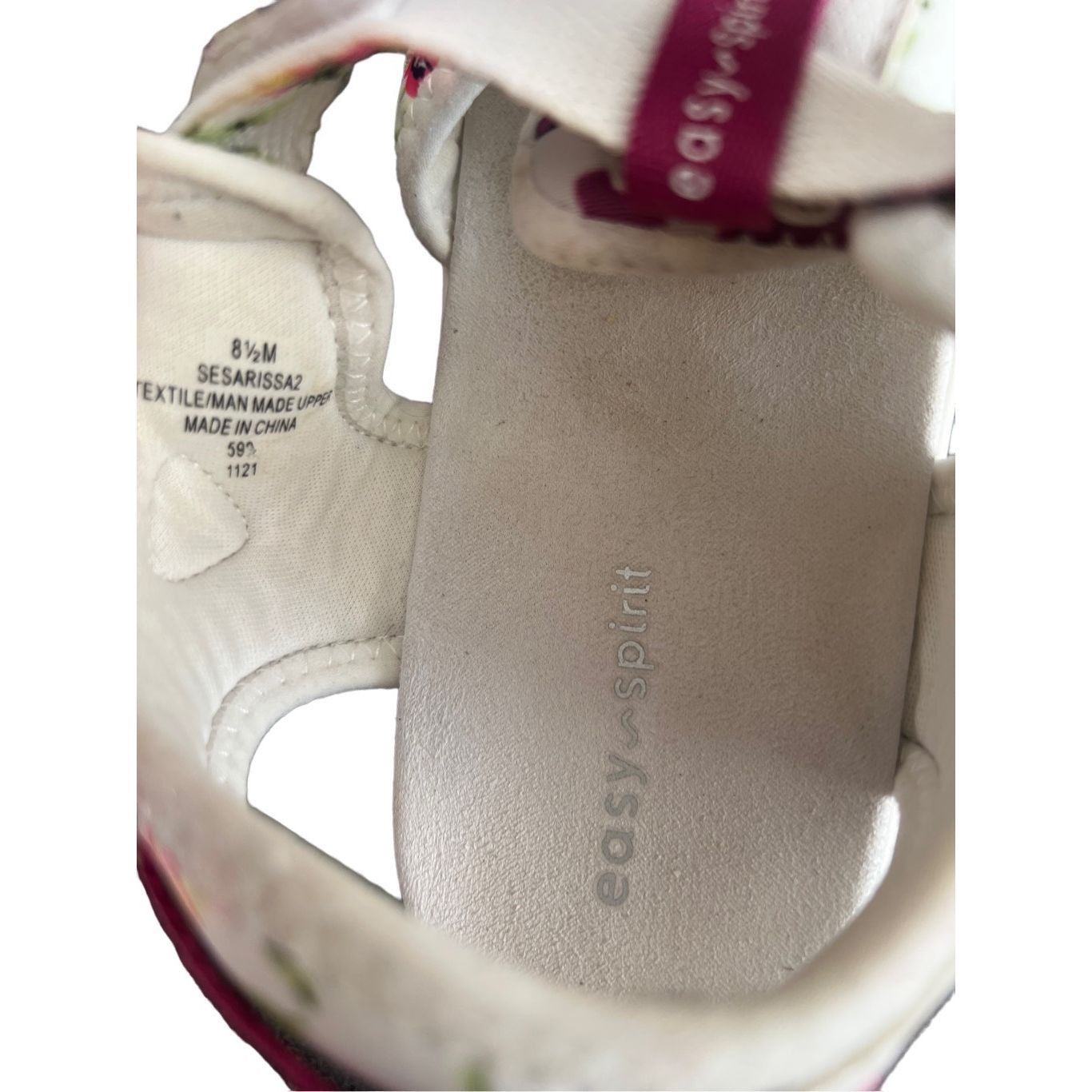 ESPIRIT Easy Spirit Selocke Floral Adjustable Strappy Nylon Sandals Size US 8.5 / IT 38.5 - 5 Thumbnail