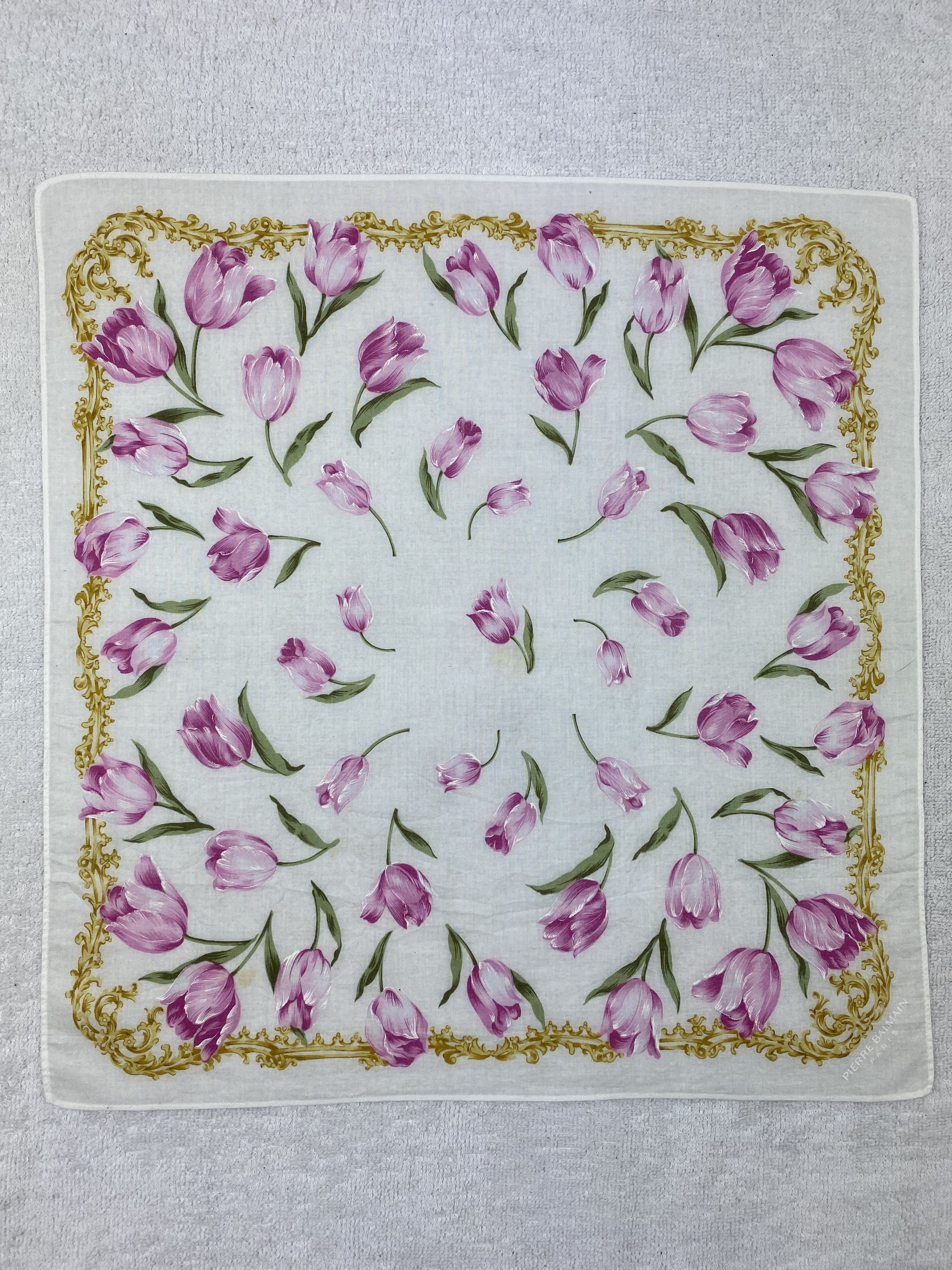 Pierre Balmain × Vintage Pierre Balmain Handkerchief / Bandana / Neckerchief Size ONE SIZE - 3 Thumbnail