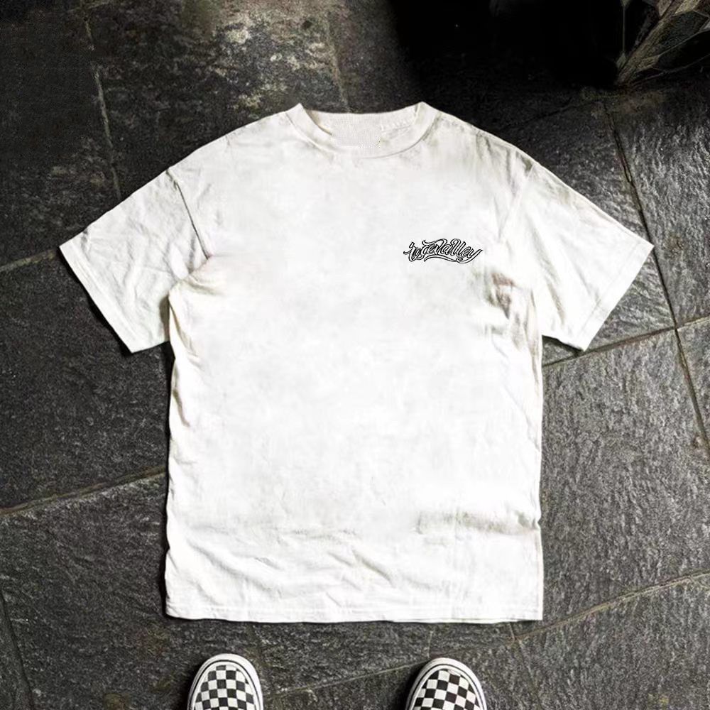 Vintage White Washed Vintage Tiger Graffiti T-Shirt Size US M / EU 48-50 / 2 - 2 Thumbnail