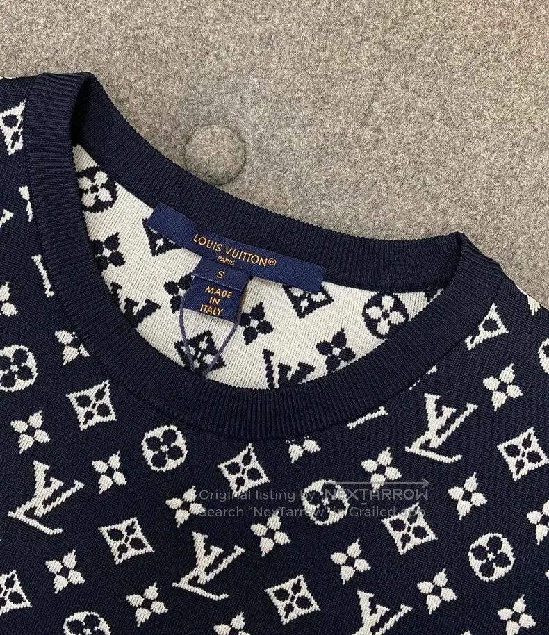 Louis Vuitton Louis Vuitton SS25 classic logo full print design short sl Size S / US 4 / IT 40 - 5 Thumbnail