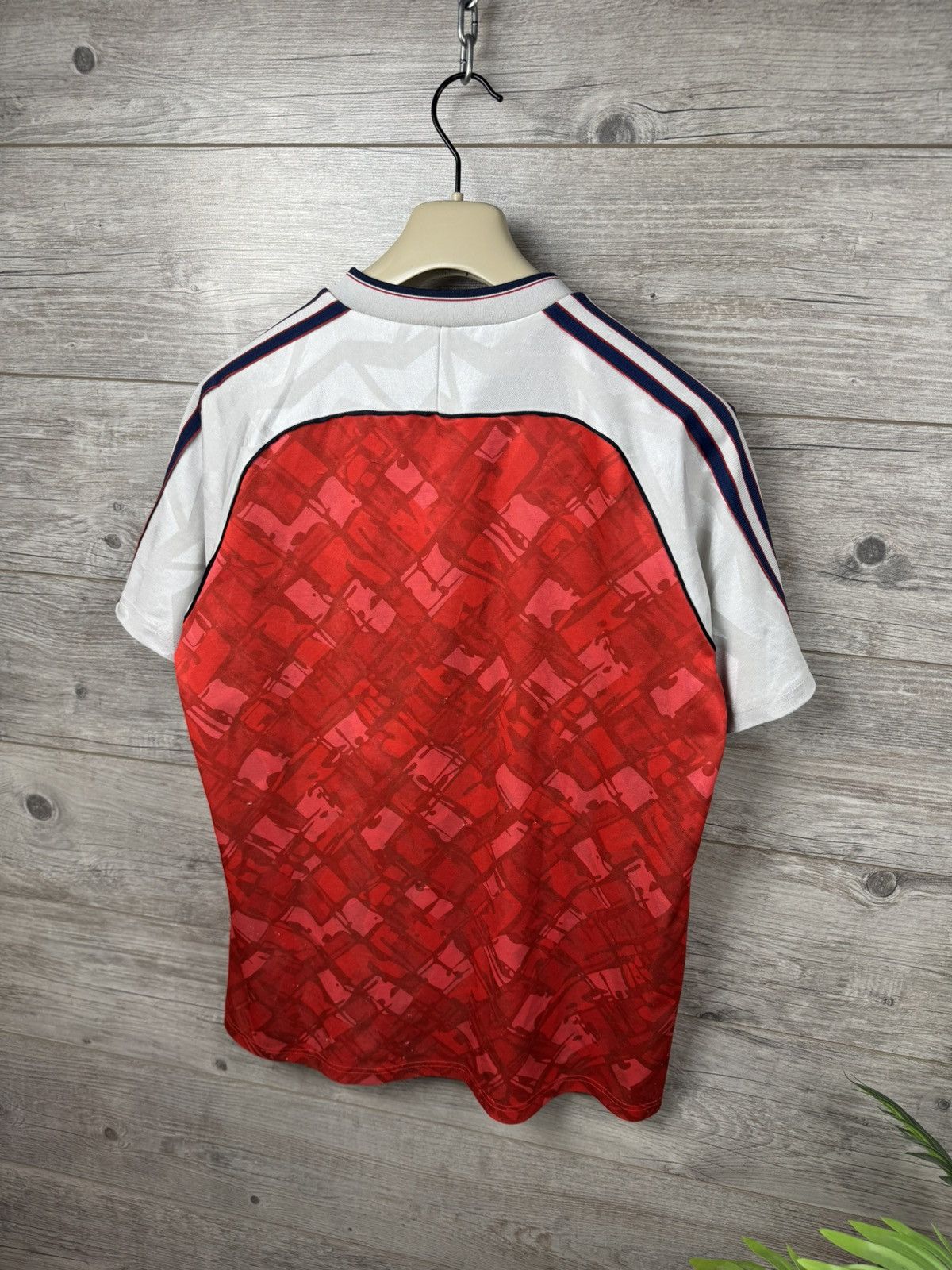 Japanese Brand Arsenal Adidas JVC Vintage Jersey Shirt Mens 1990 1991 1992 Size US L / EU 52-54 / 3 - 17 Thumbnail