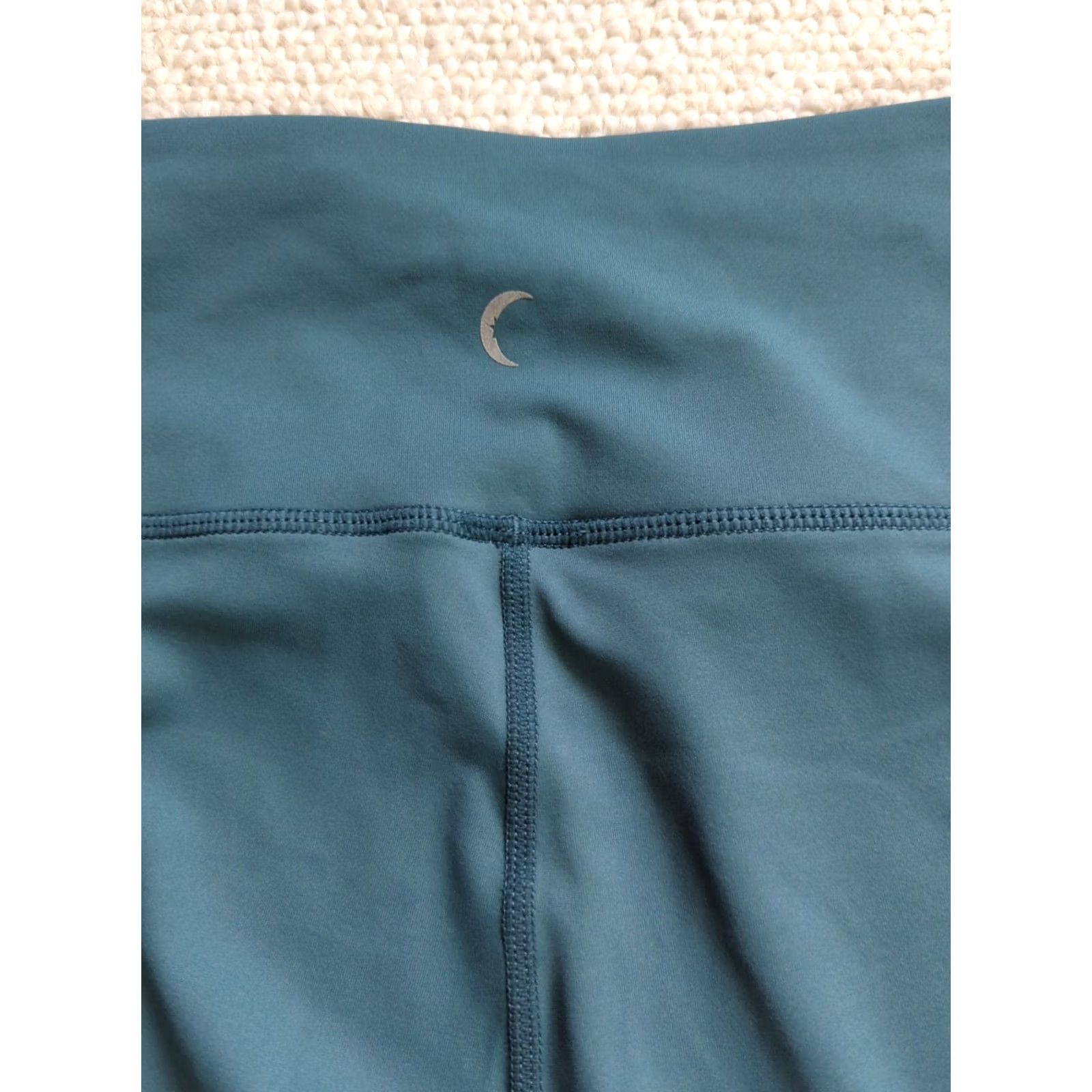 Vintage Active Zyia leggings Womens Leggings Cropped 14 Green Coral White Stripe Athleisure Sports Womens Size 36" / US 14 / IT 50 - 5 Thumbnail