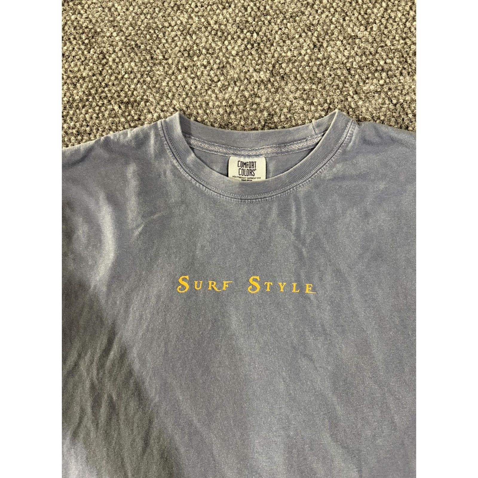 Comfort Colors Comfort Colors Surf Style Shirt Mens M Blue Clearwater Beach Graphic Tee Size US M / EU 48-50 / 2 - 4 Thumbnail
