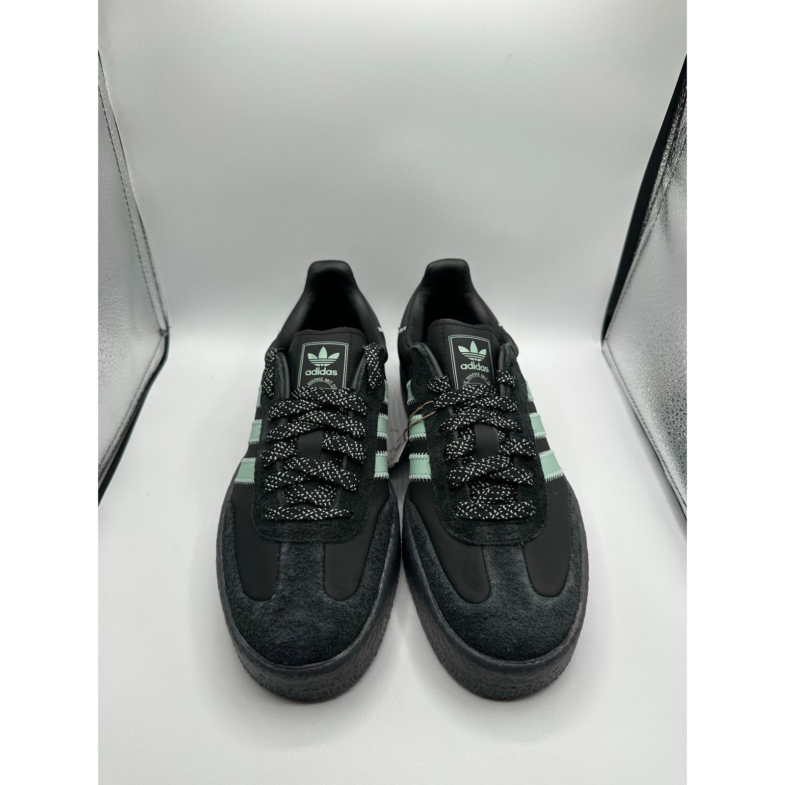 Adidas Adidas Sambae Wmns “Black Hazy Green” size 9w Size US 9 / IT 39 - 2 Thumbnail