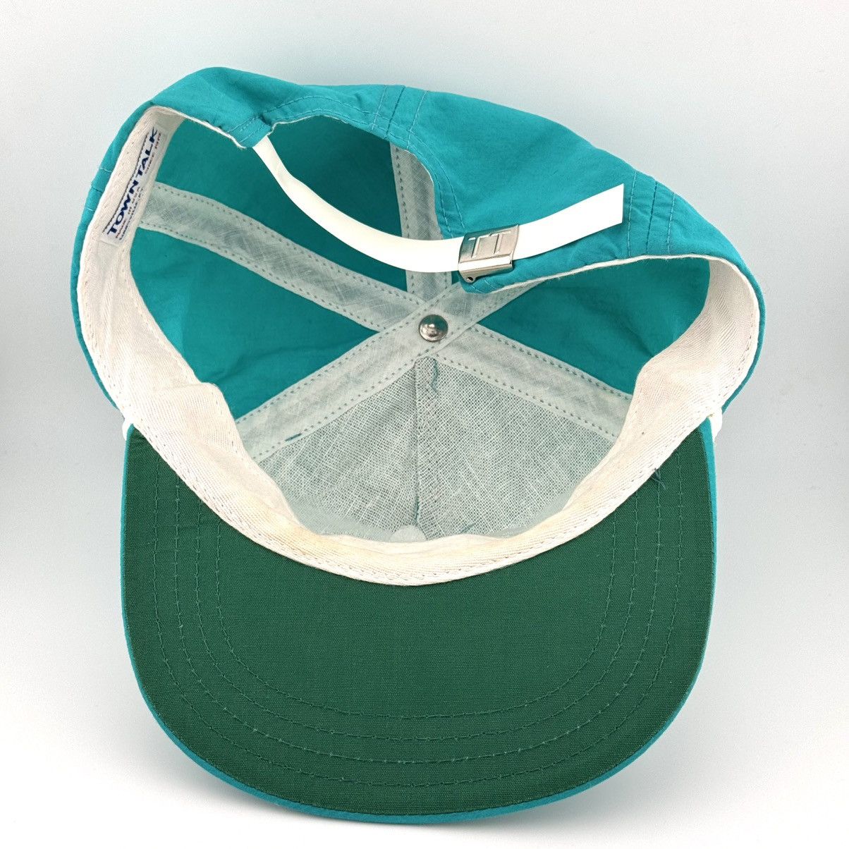 Vintage Vtg Town Talk Santa Clara SCG&T Teal Rope Hat Snapback Cap Size ONE SIZE - 4 Thumbnail