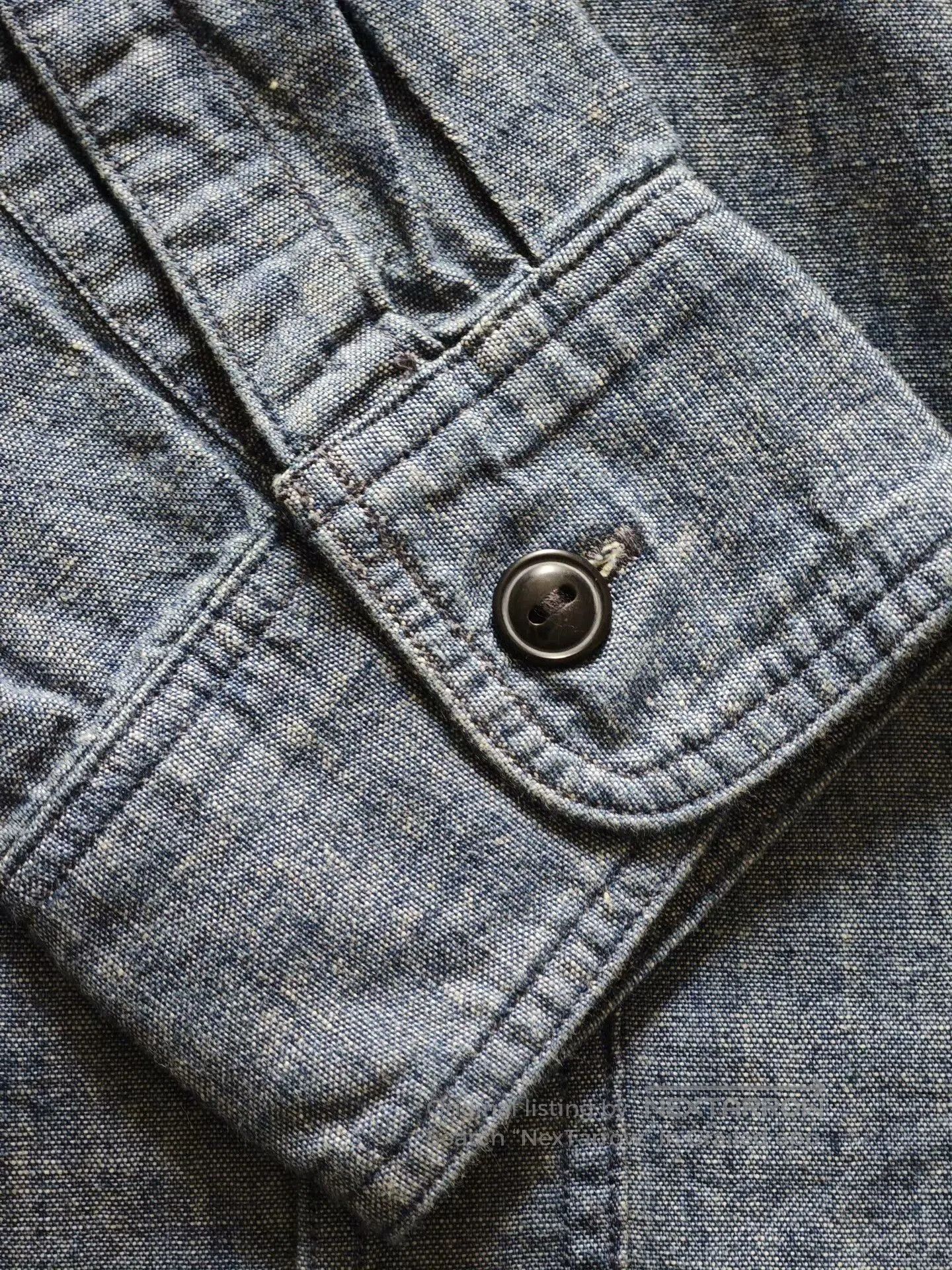RRL Ralph Lauren RRL Vintage Indigo Work Shirt. Size US S / EU 44-46 / 1 - 3 Thumbnail