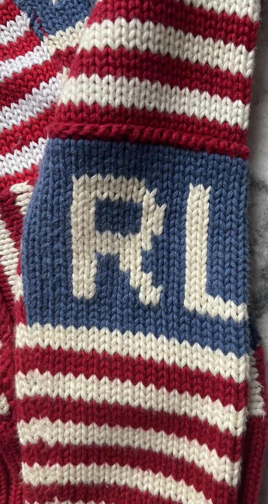 Polo Ralph Lauren Ralph Lauren Women’s Knit Sweater Size S Flag Design Size S / US 4 / IT 40 - 3 Thumbnail