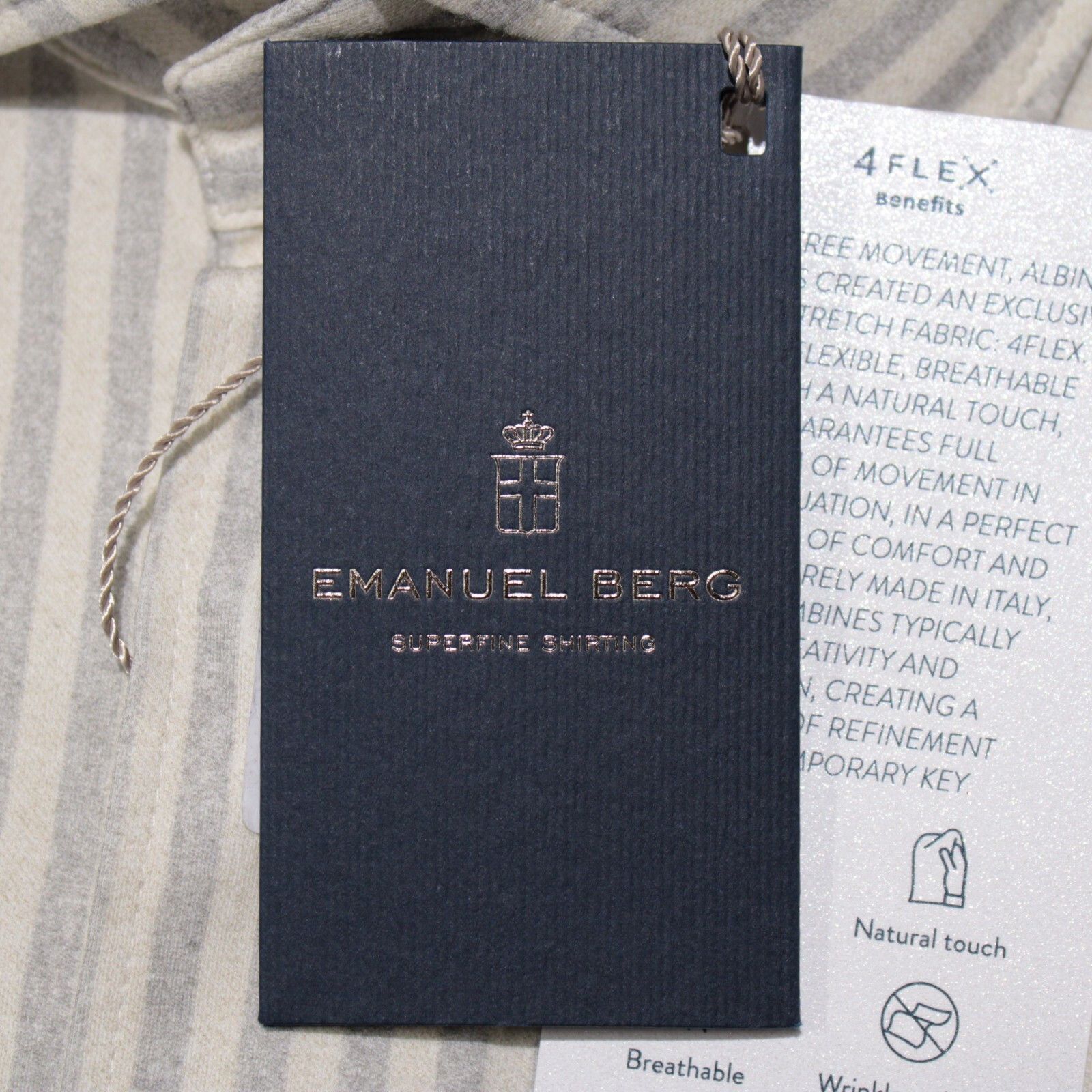 Other Emanuel Berg New with tags Shirt Size L US In Gray Size US L / EU 52-54 / 3 - 2 Thumbnail