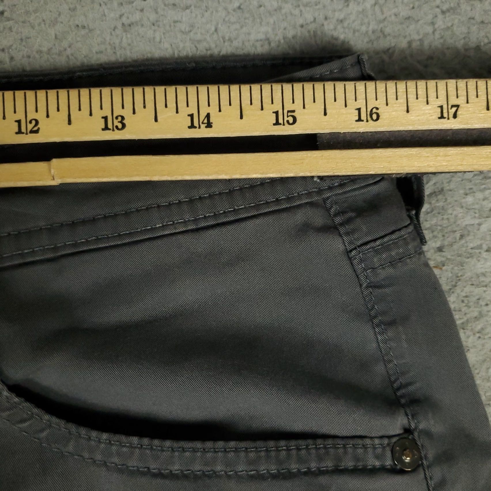 Vintage AG Adriano Goldschmied Jeans Mens 31x34 The Tellis Modern Slim Pants Gray Shirt? Size US 31 - 3 Thumbnail