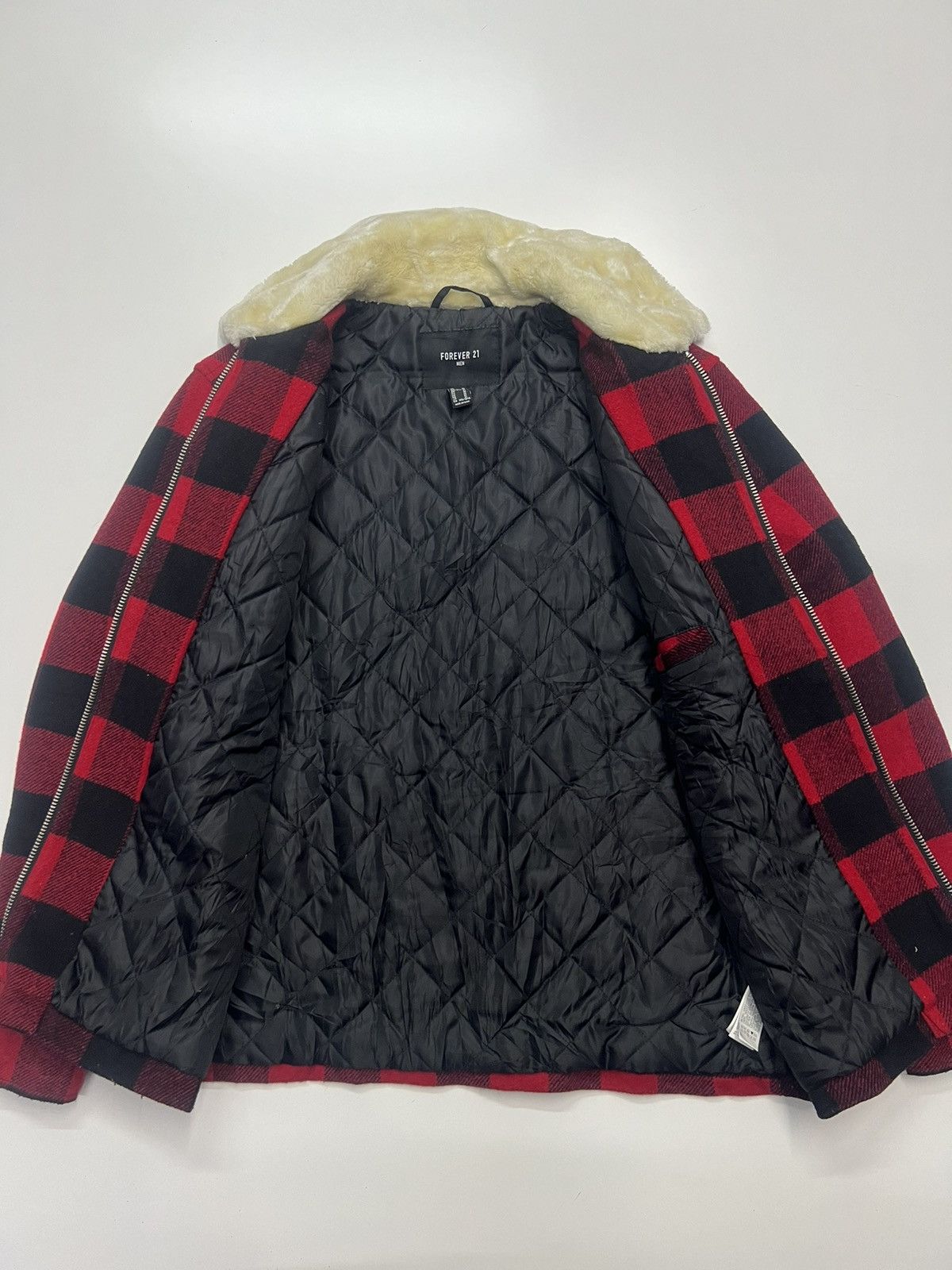 Forever 21 FOREVER 21 RED PLAID TARTAN JACKET Size US M / EU 48-50 / 2 - 4 Thumbnail