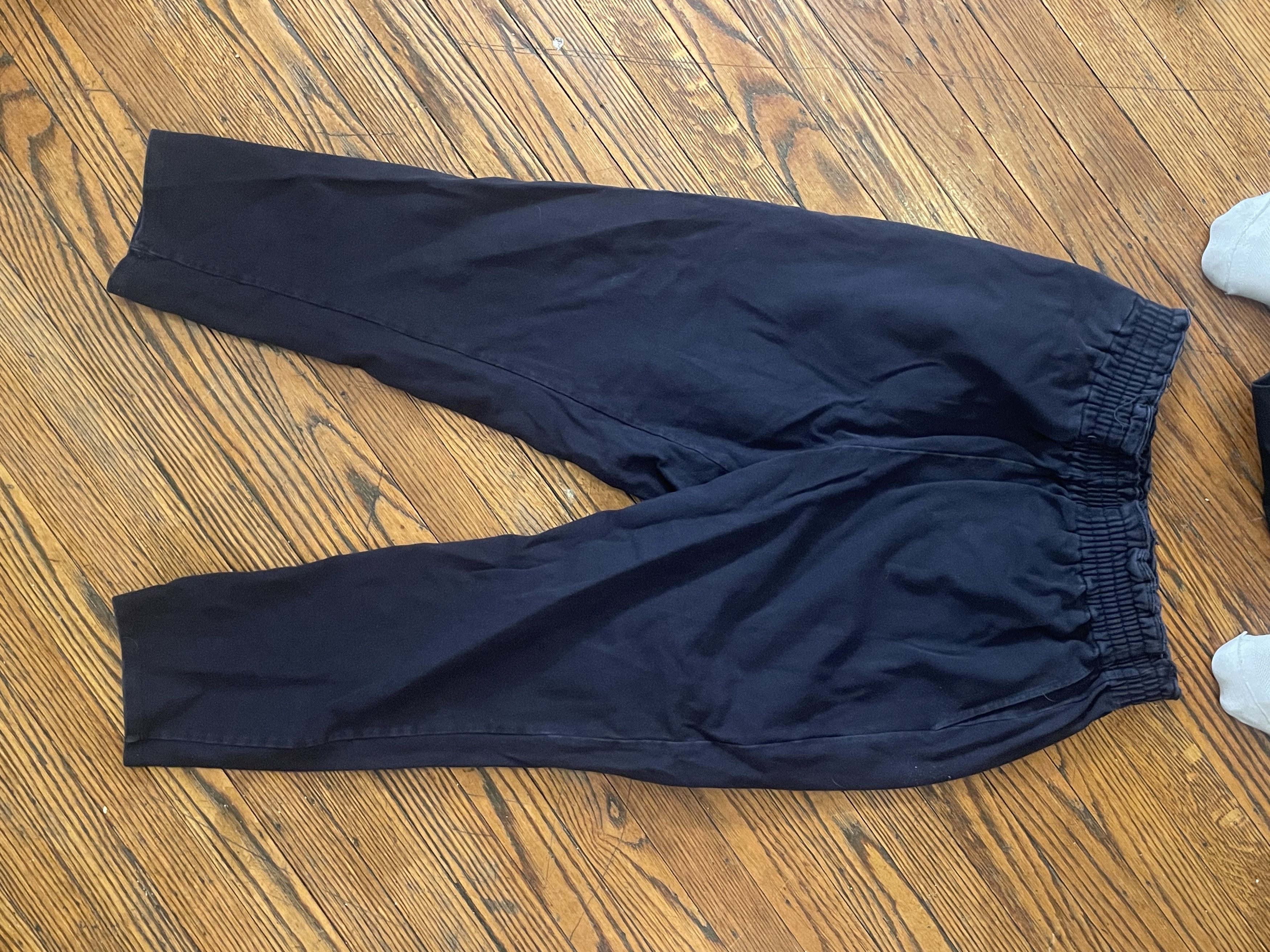 Camiel Fortgens Blue Jersey Grandma Pants Size US 29 - 3 Thumbnail