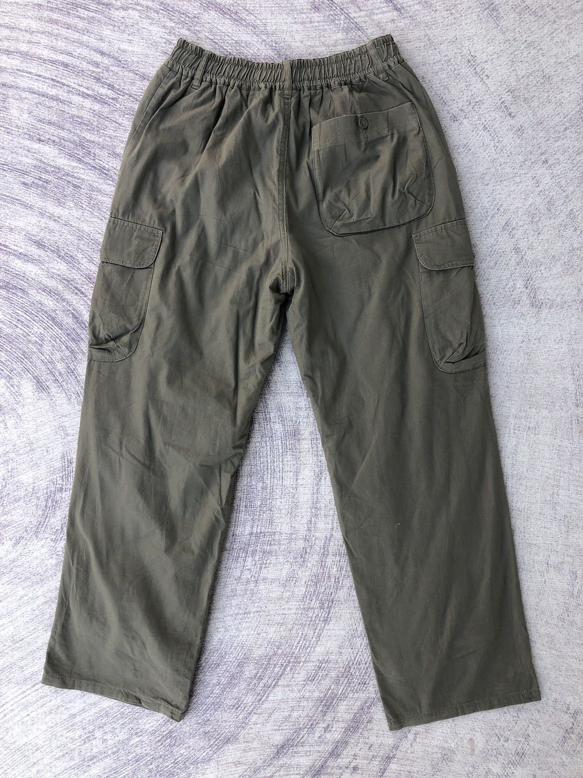 Vintage Cargo Stretchable Waist Trousers With 6 Pocket Workware Size US 26 / EU 42 - 11 Thumbnail