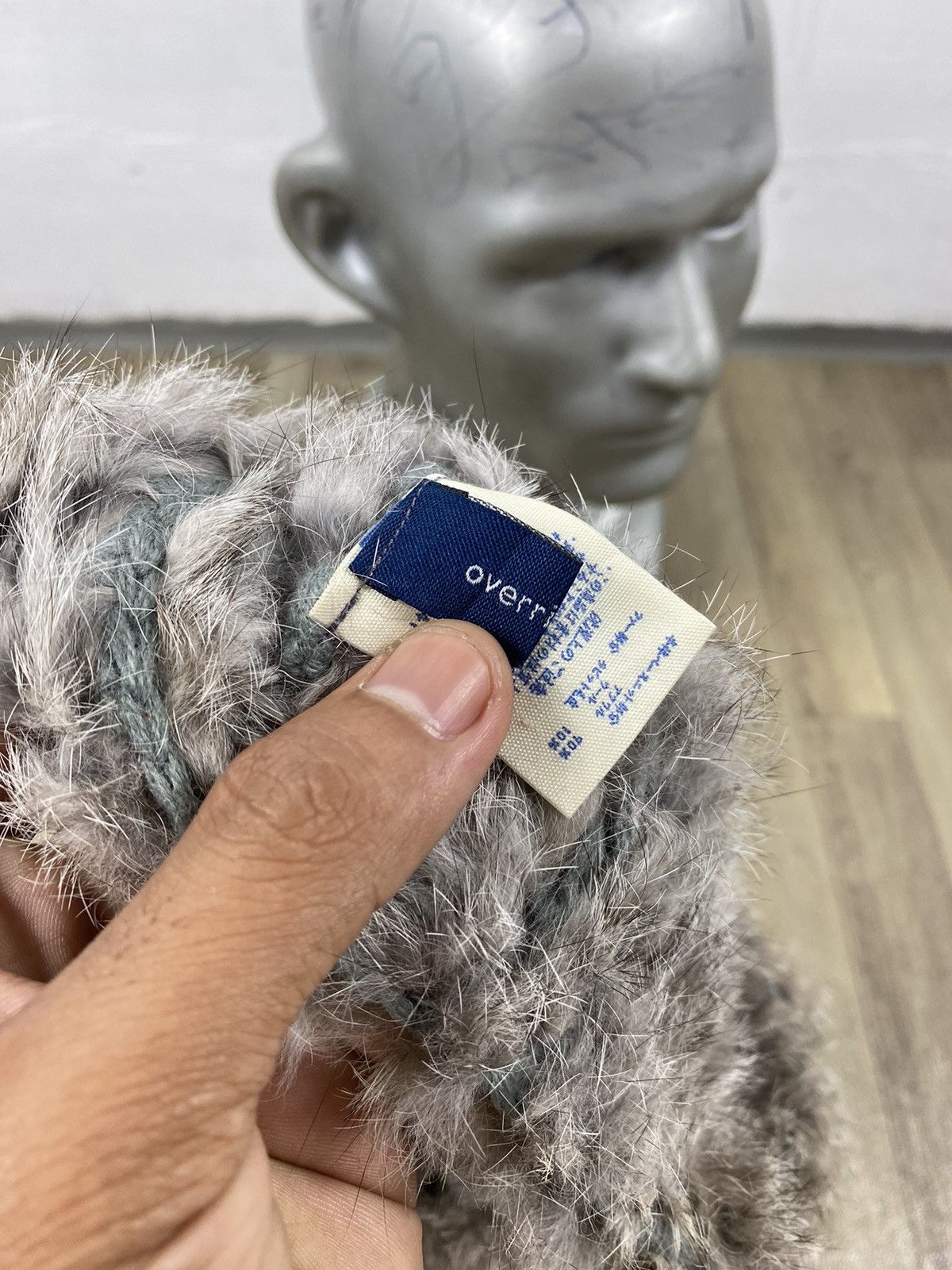 Japanese Brand Override Fur Beanie Hats Size ONE SIZE - 6 Thumbnail