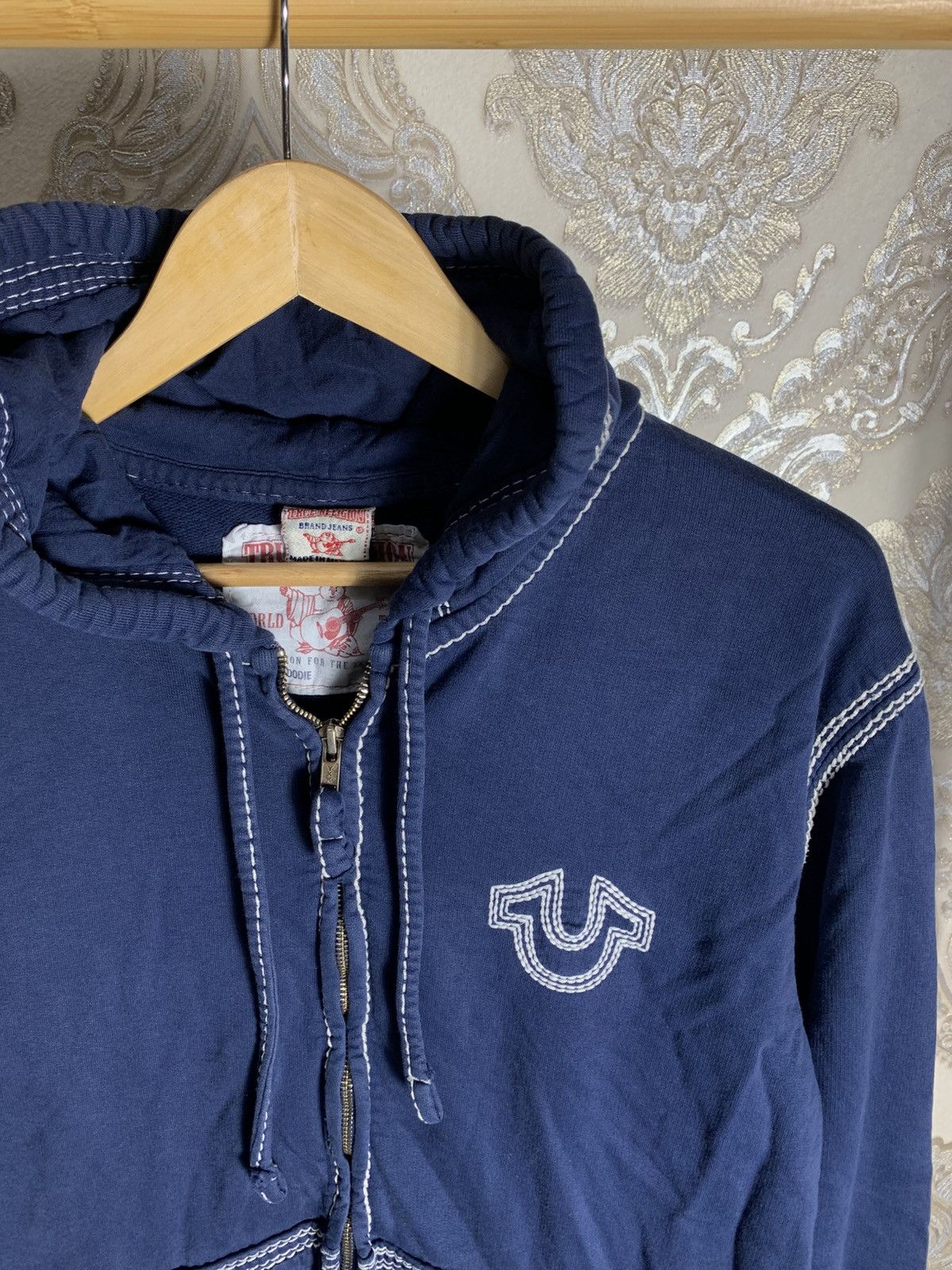 True Religion VINTAGE TRUE RELIGION ZIP HOODIE JACKET JAPAN STYLE Y2K 90s Size US L / EU 52-54 / 3 - 2 Thumbnail