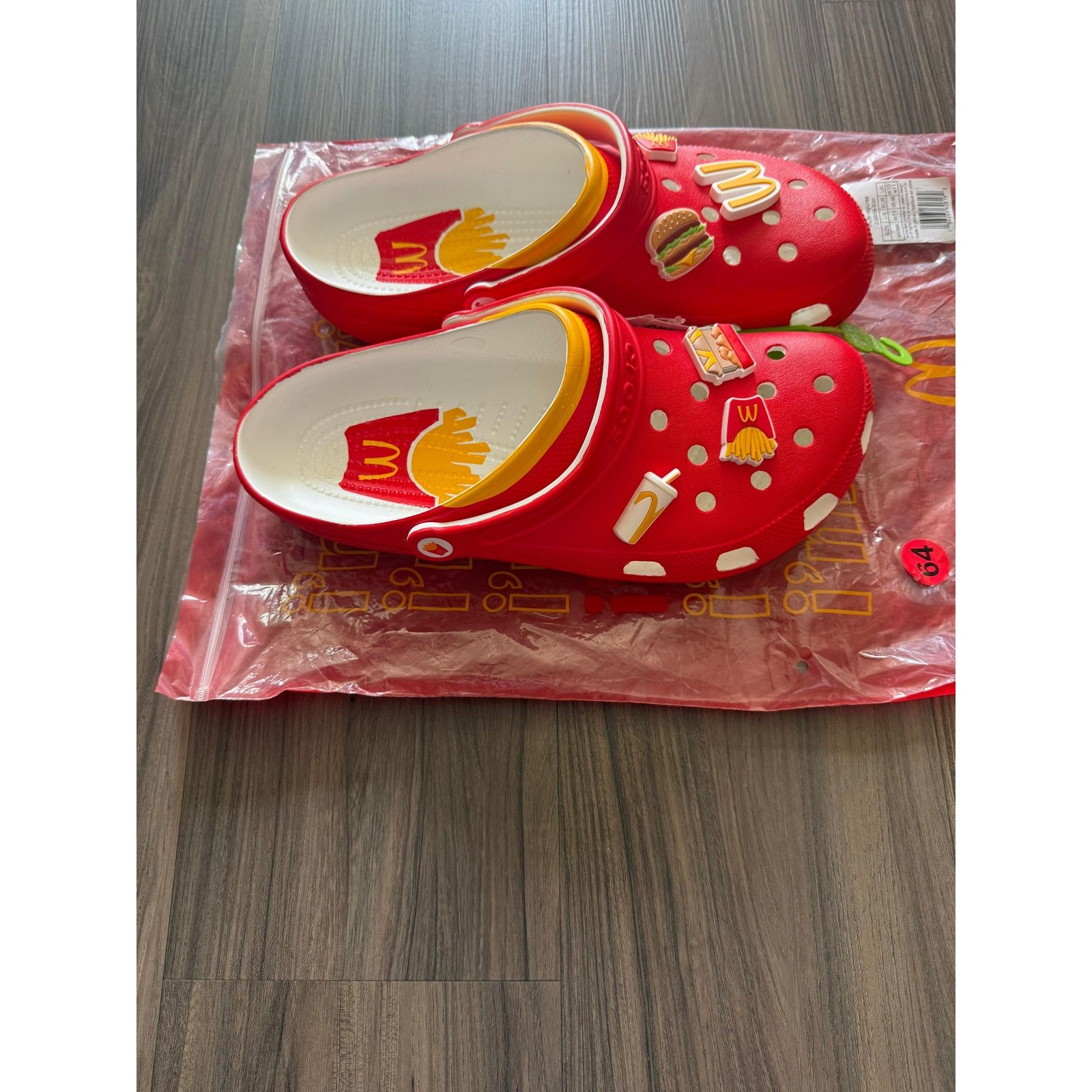 Crocs McDonald's x Crocs Classic Clog Red NWT M11/W13 Size US 11 / EU 44 - 1 Thumbnail