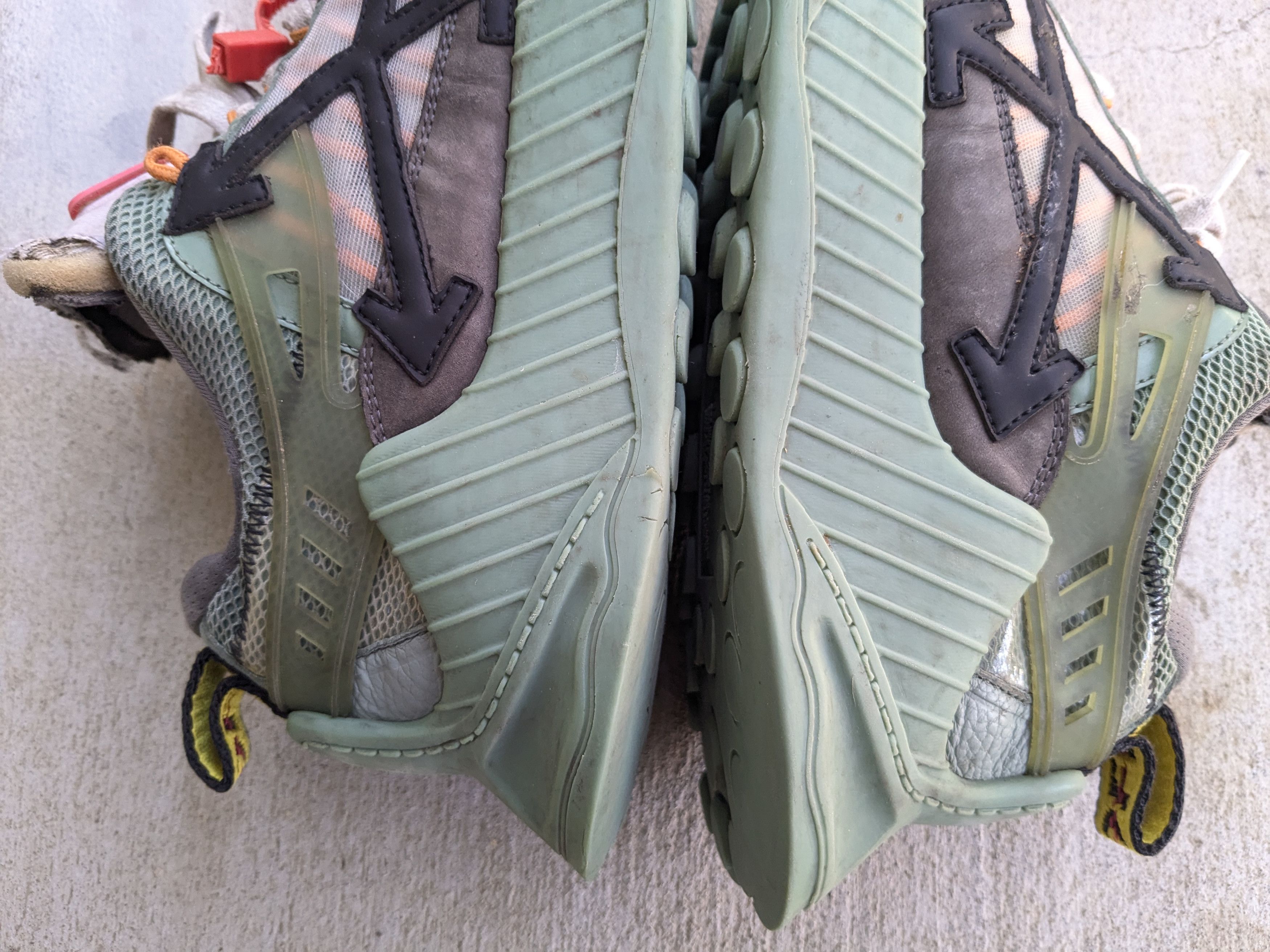 Off-White Off-White Odsy-1000 Sneakers Gray Green 7 40 Virgil Abloh Size US 7 / EU 40 - 6 Thumbnail