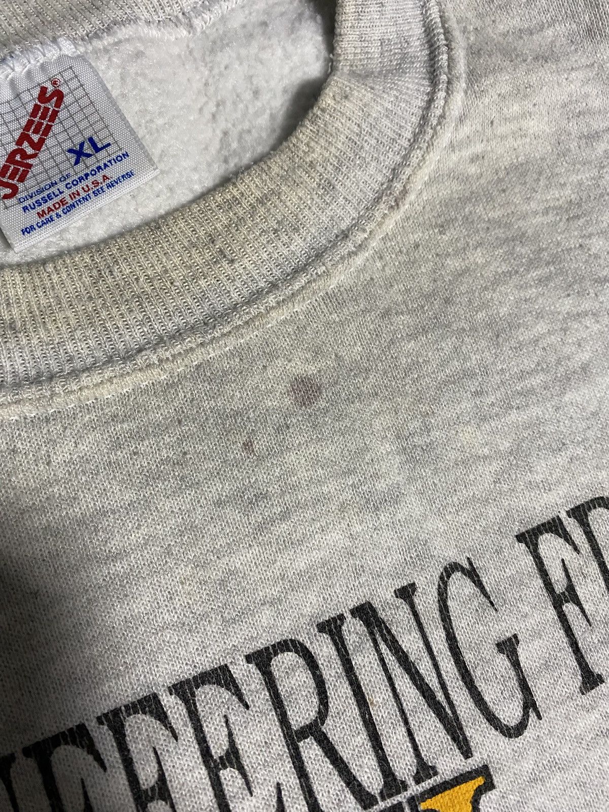 Jerzees × Vintage Vintage Jerzees 1994 “Dunlap” Joke Sweatshirt Size US XL / EU 56 / 4 - 8 Thumbnail