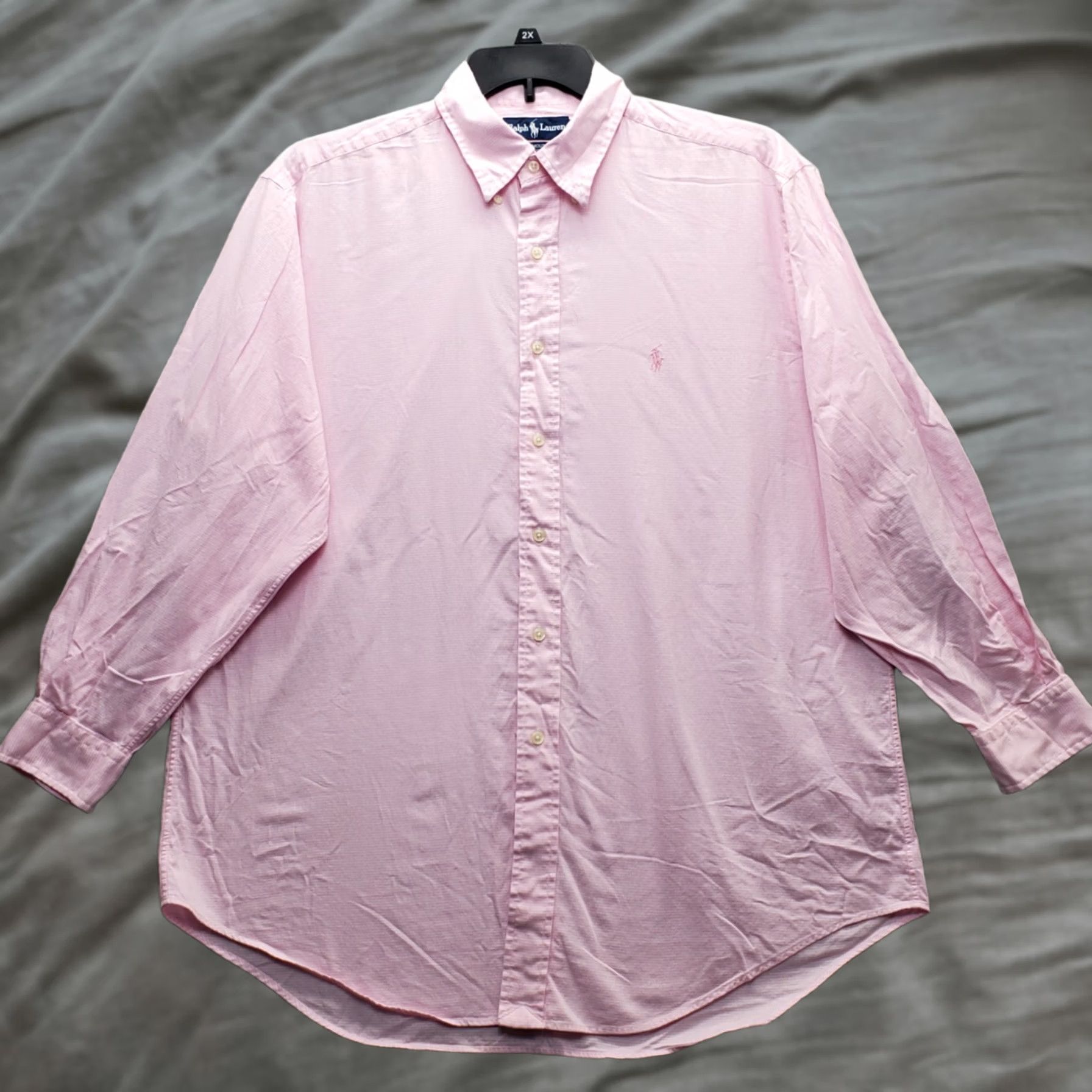 Polo Ralph Lauren Ralph Lauren Mens Dress Shirt 16.5 Multicolor Houndstooth Button-Down Collar Shirt Size 46R - 1 Thumbnail