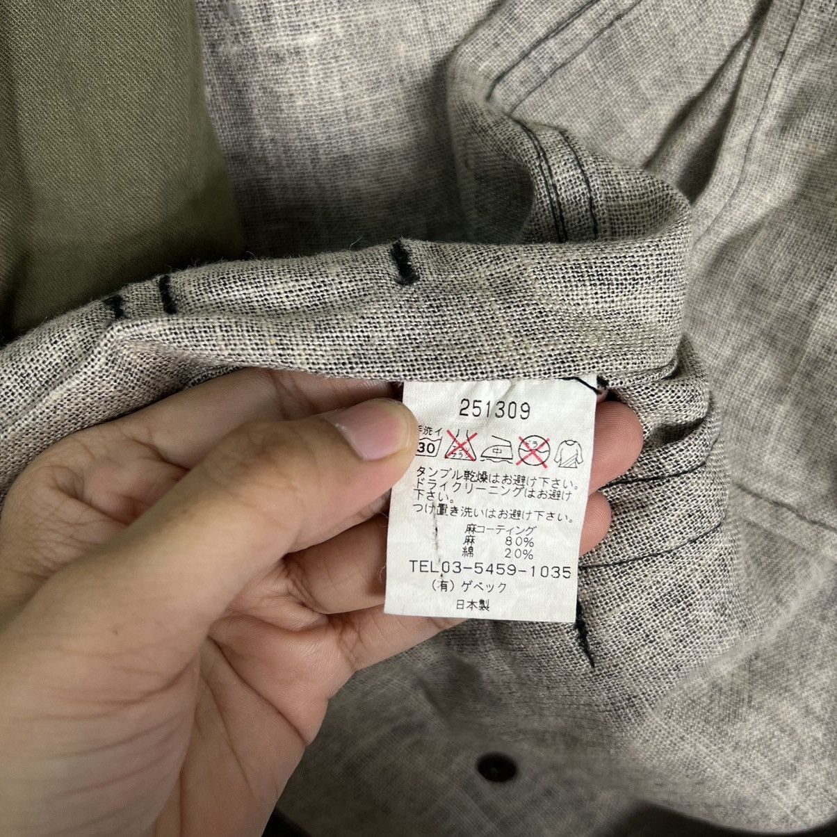 Japanese Brand 🔥 GEPAECK LINEN COTTON TANK TOP MADE IN JAPAN Size US M / EU 48-50 / 2 - 15 Thumbnail