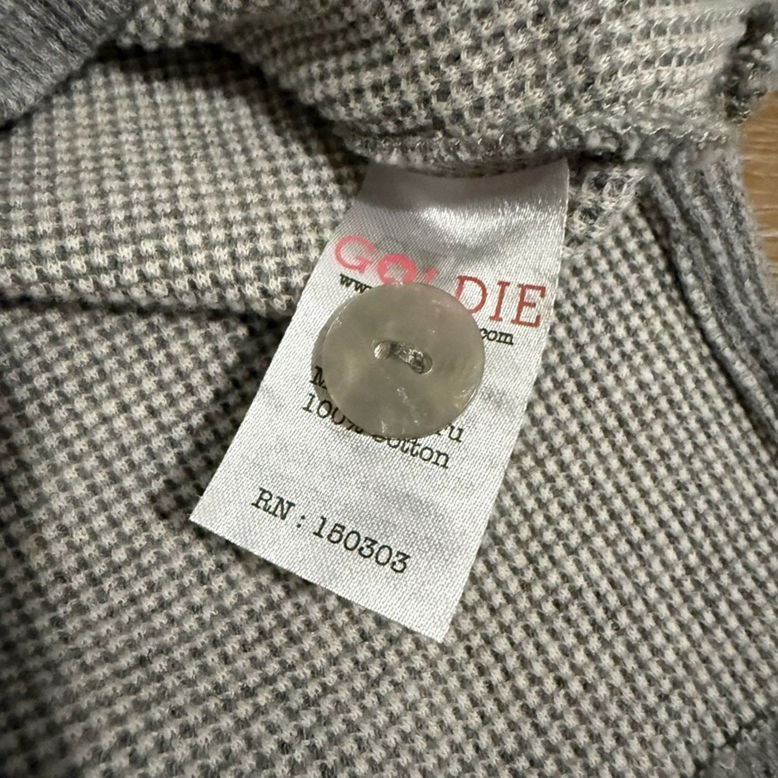 Other Goldie Lewinter Waffle Collared Cardigan - S - $175 Size S / US 4 / IT 40 - 5 Thumbnail