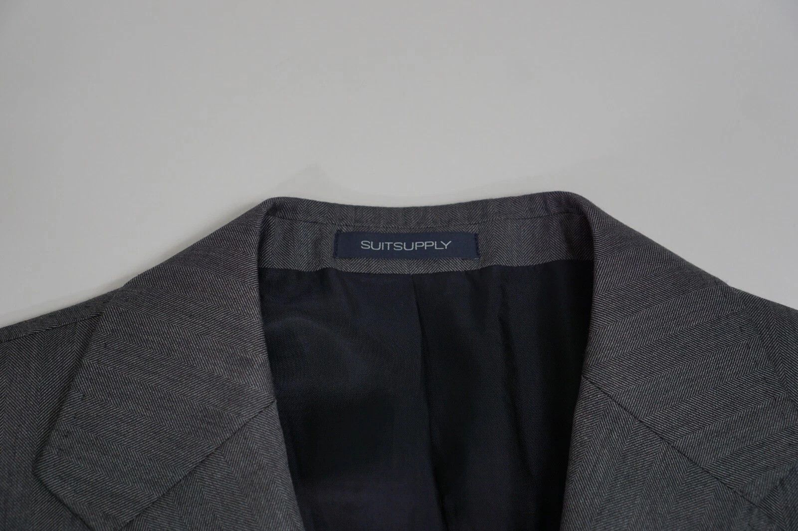 Suitsupply Men Suitsupply Blazer Havana Tulip Grey Wool Drago UK/US38 Size 38R - 3 Thumbnail