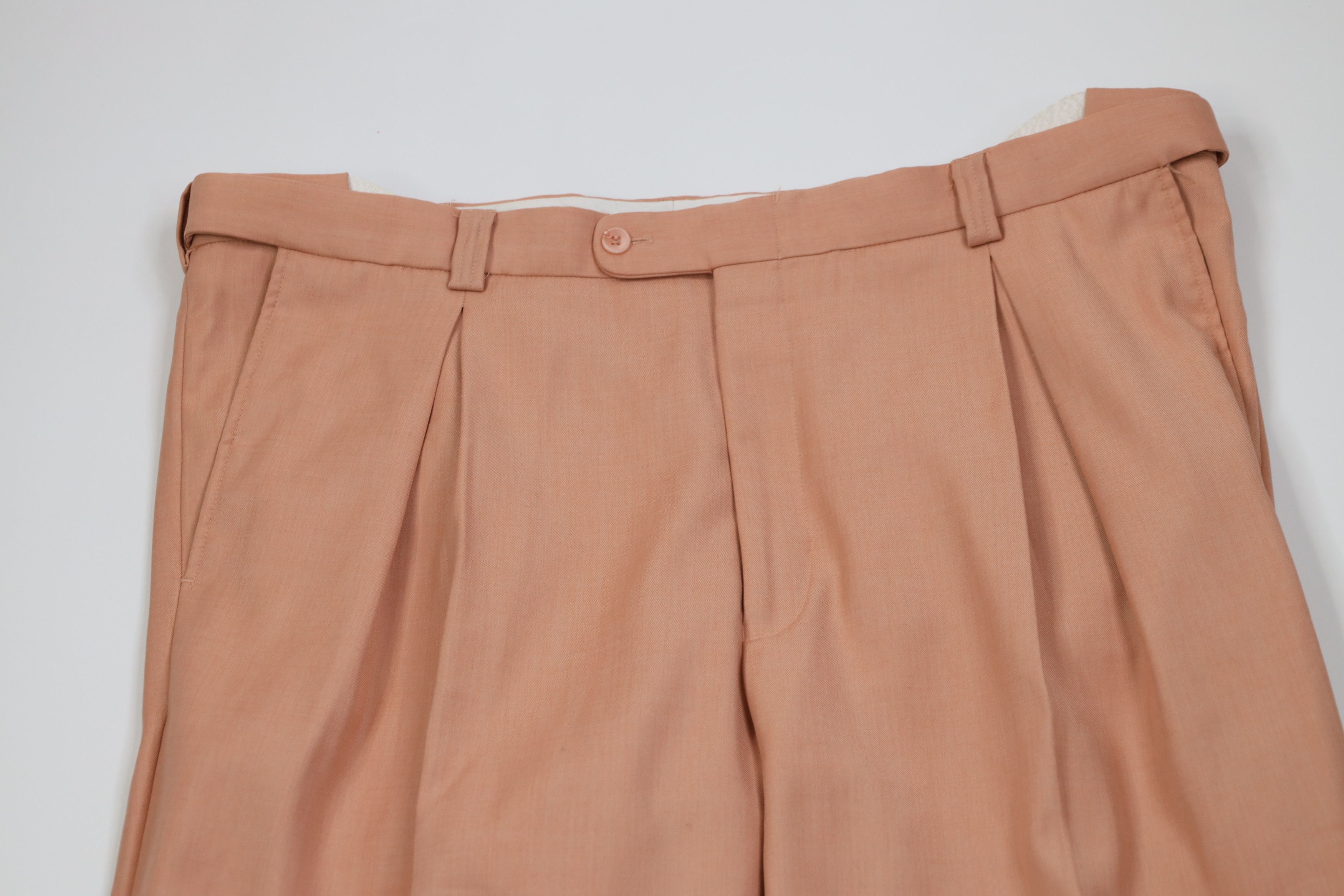 Vintage Vintage 90s Streetwear 2 Piece Rayon Gabardine Suit Size 46R - 13 Thumbnail
