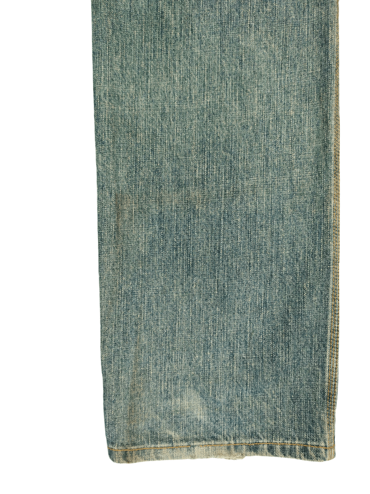 Japanese Brand Baggy Jeans Earth Music Double Waist Denim Wide Leg Y2k Jnco Size US 33 - 16 Thumbnail
