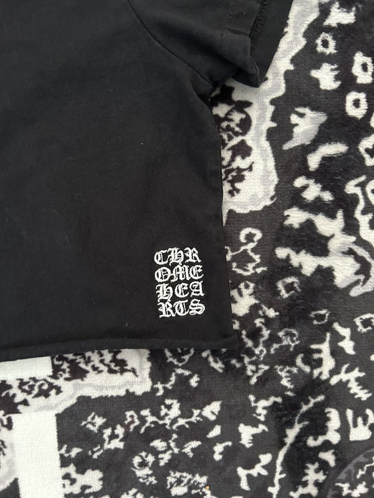 Chrome Hearts Chrome Hearts Womens vertical logo crop top size S Size S / US 4 / IT 40 - 3 Thumbnail