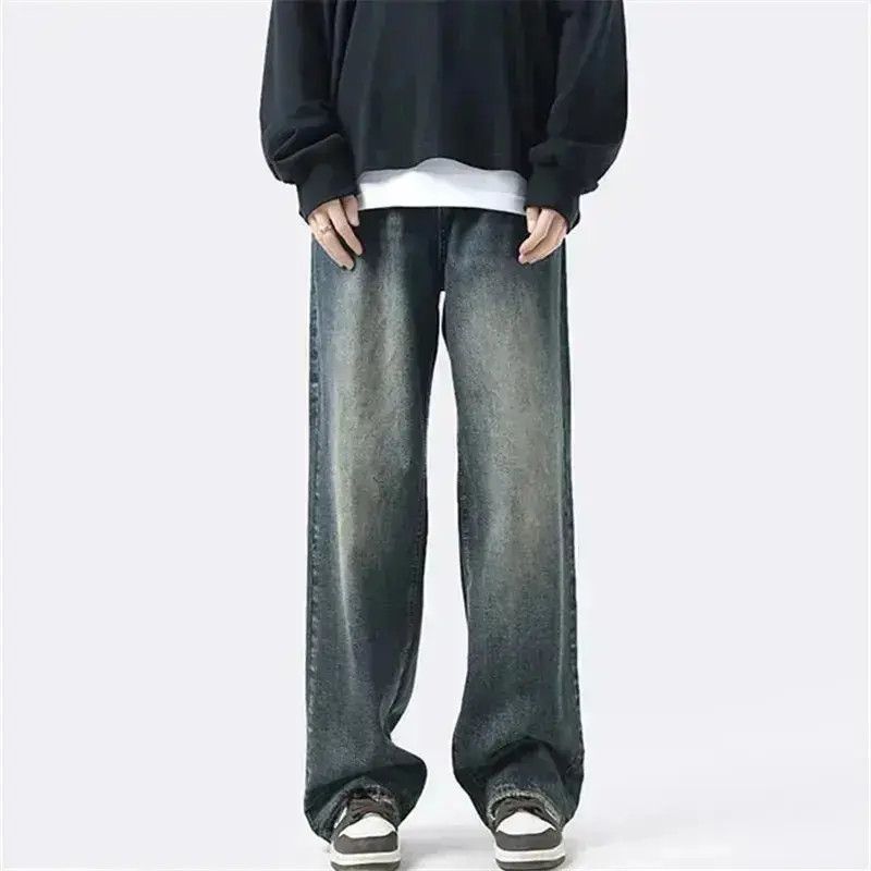 Japanese Brand Button Pocket Loose Jeans Size US 32 / EU 48 - 1 Thumbnail
