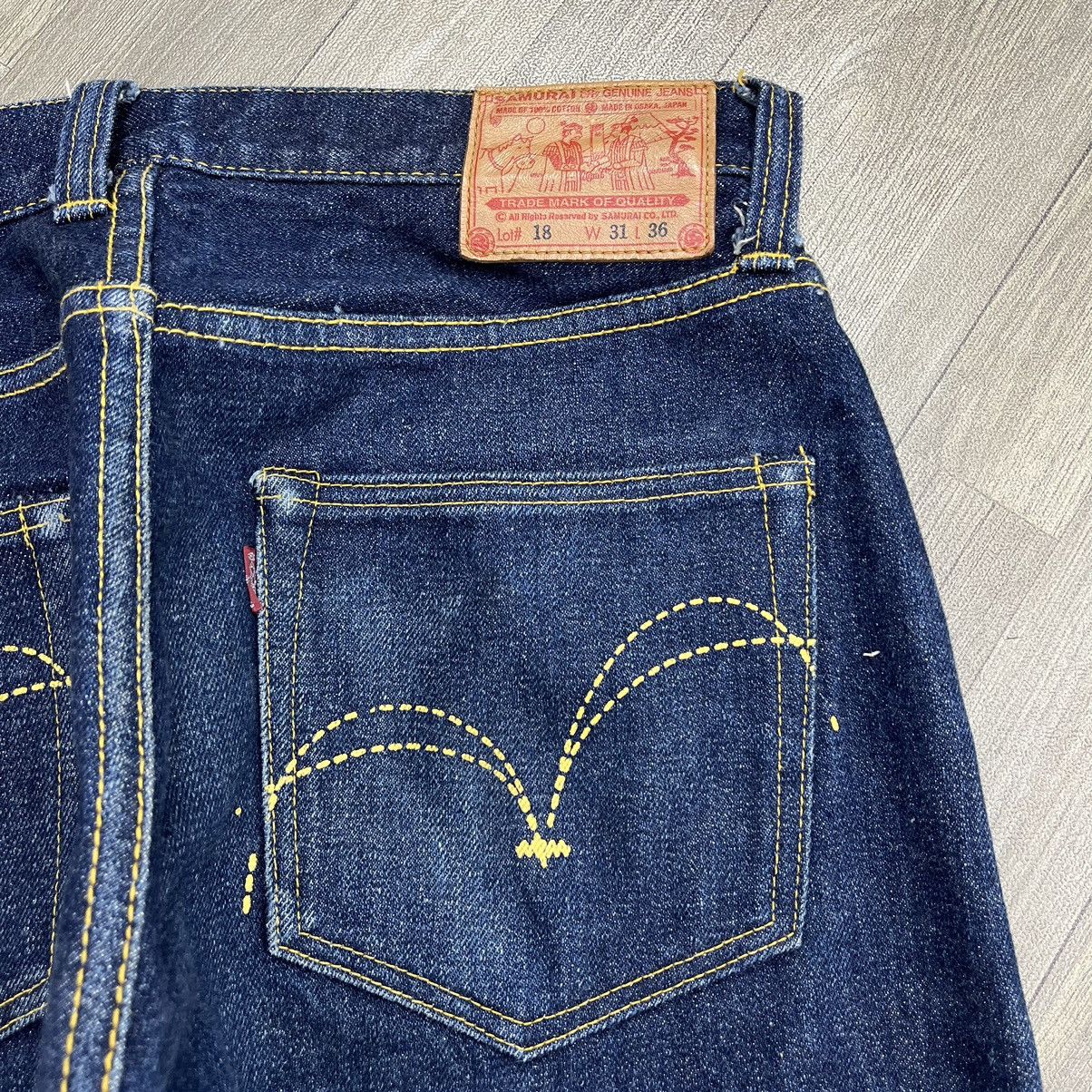 Samurai Jeans Vintage Samurai S3000VX 17oz Selvedge Raw Denim Pants Size US 31 - 20 Thumbnail