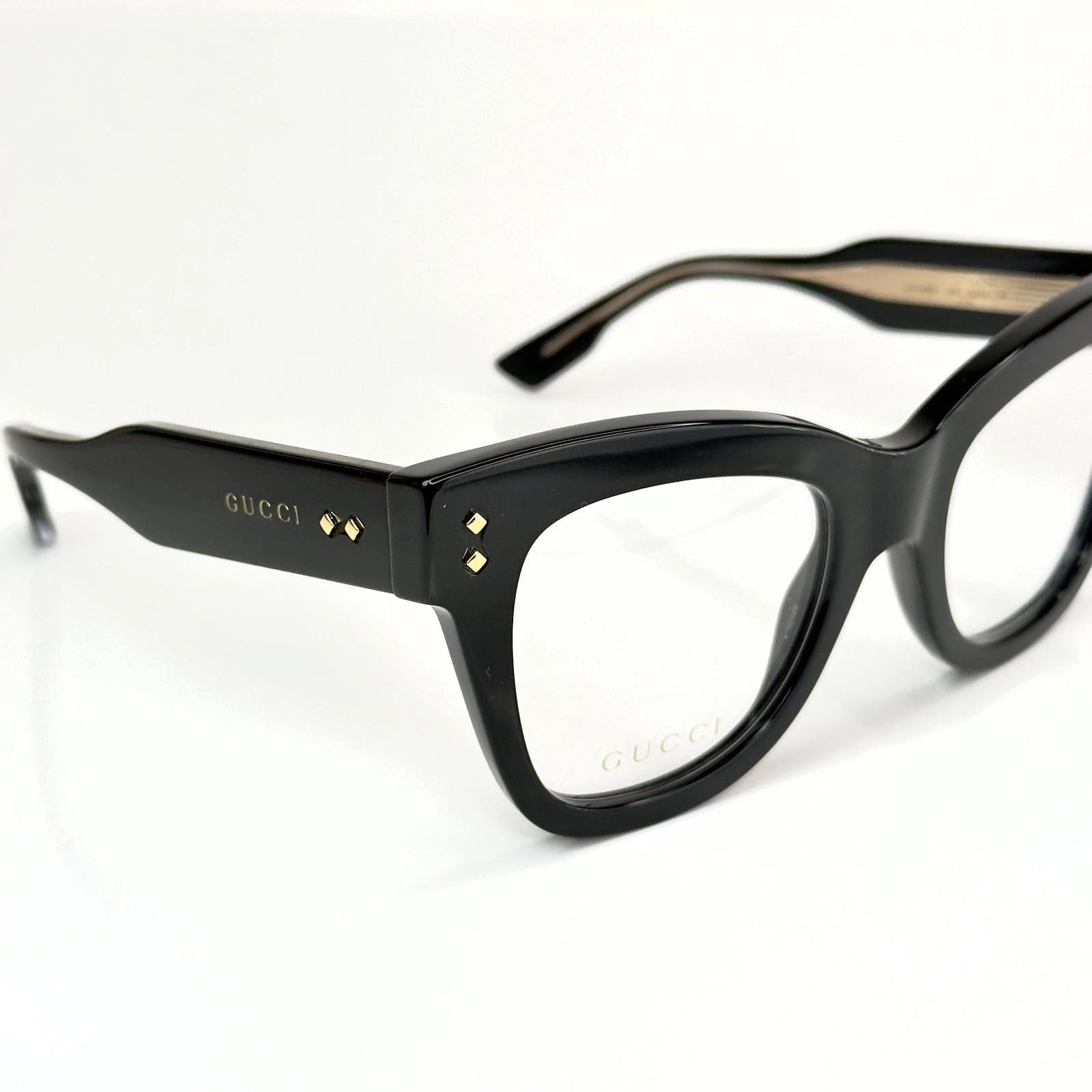 Gucci GUCCI GG1082O Authentic 1082 Black Pin Eyeglasses 001 Size ONE SIZE - 8 Thumbnail
