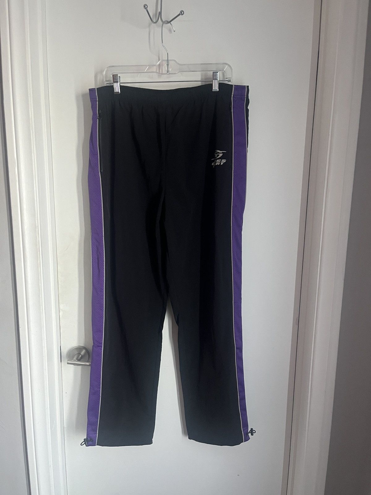 Guess NWT Guess Retro Black Purple Track Pants L Size US 36 / EU 52 - 1 Thumbnail