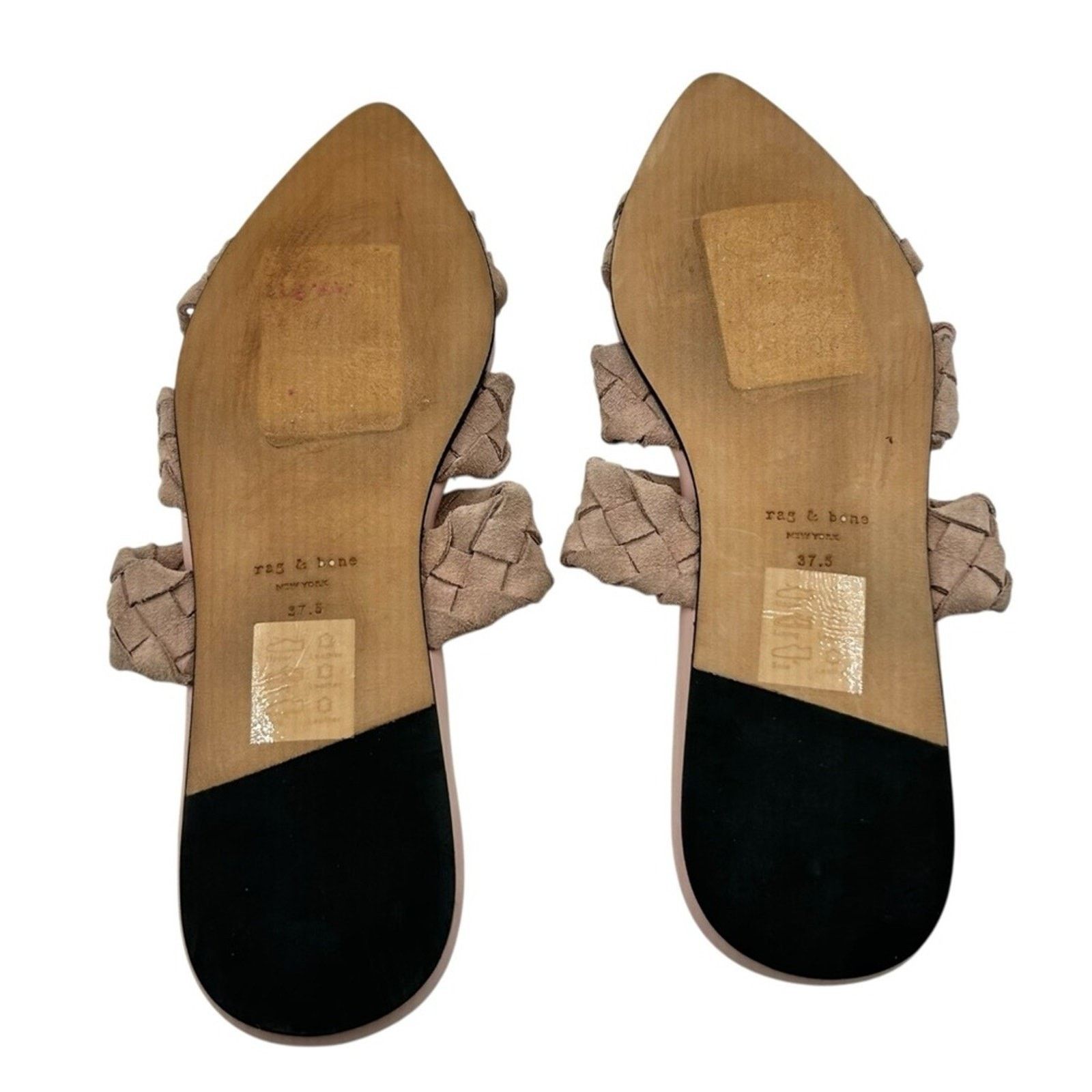 Rag & Bone Rag & Bone Pink Woven Slide Sandals Flat Mule Shoes Size 7.5 Size US 7.5 / IT 37.5 - 9 Thumbnail