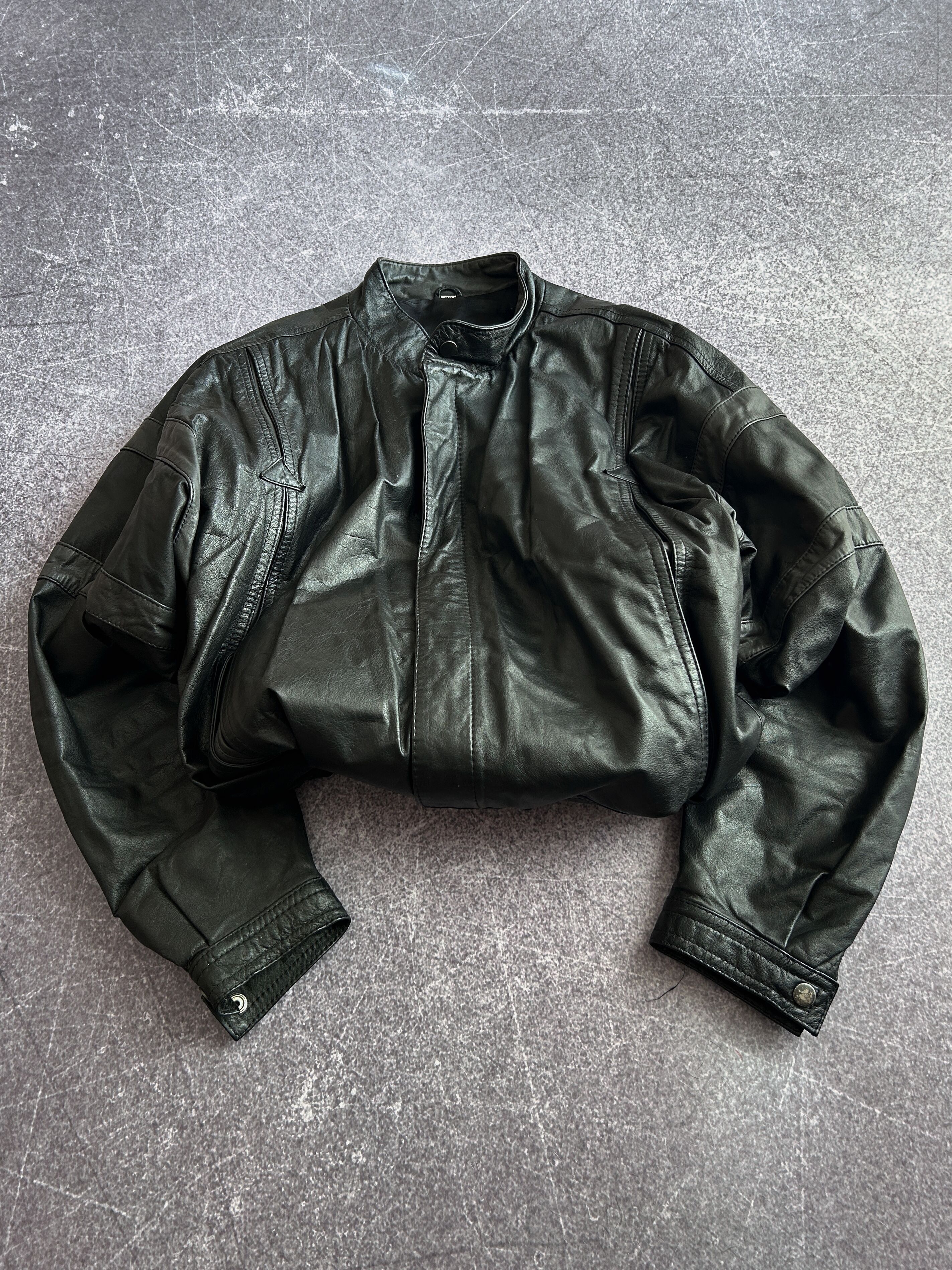 Other VTG Yohji Yamamoto Style REAL LEATHER JACKET 90s Size US M / EU 48-50 / 2 - 1 Thumbnail