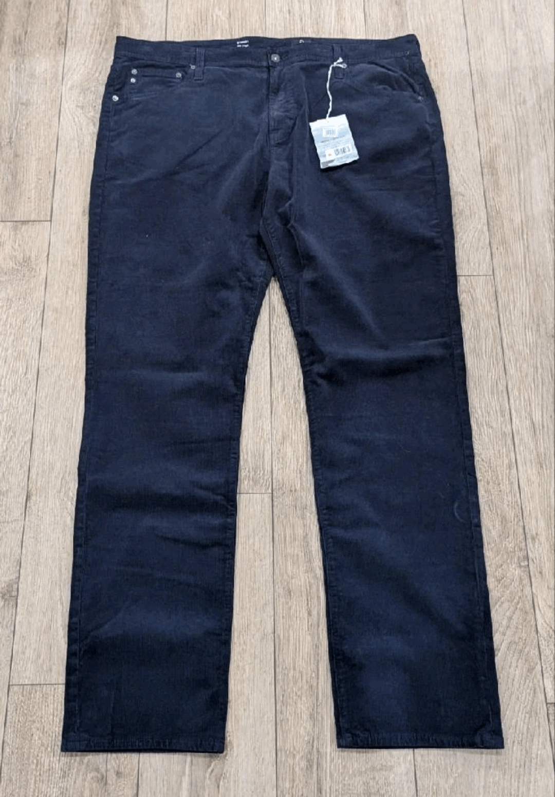AG Adriano Goldschmied Adriano Goldschmied AG Slim Corduroy Pants Blue Express 40 Size US 40 / EU 56 - 1 Thumbnail