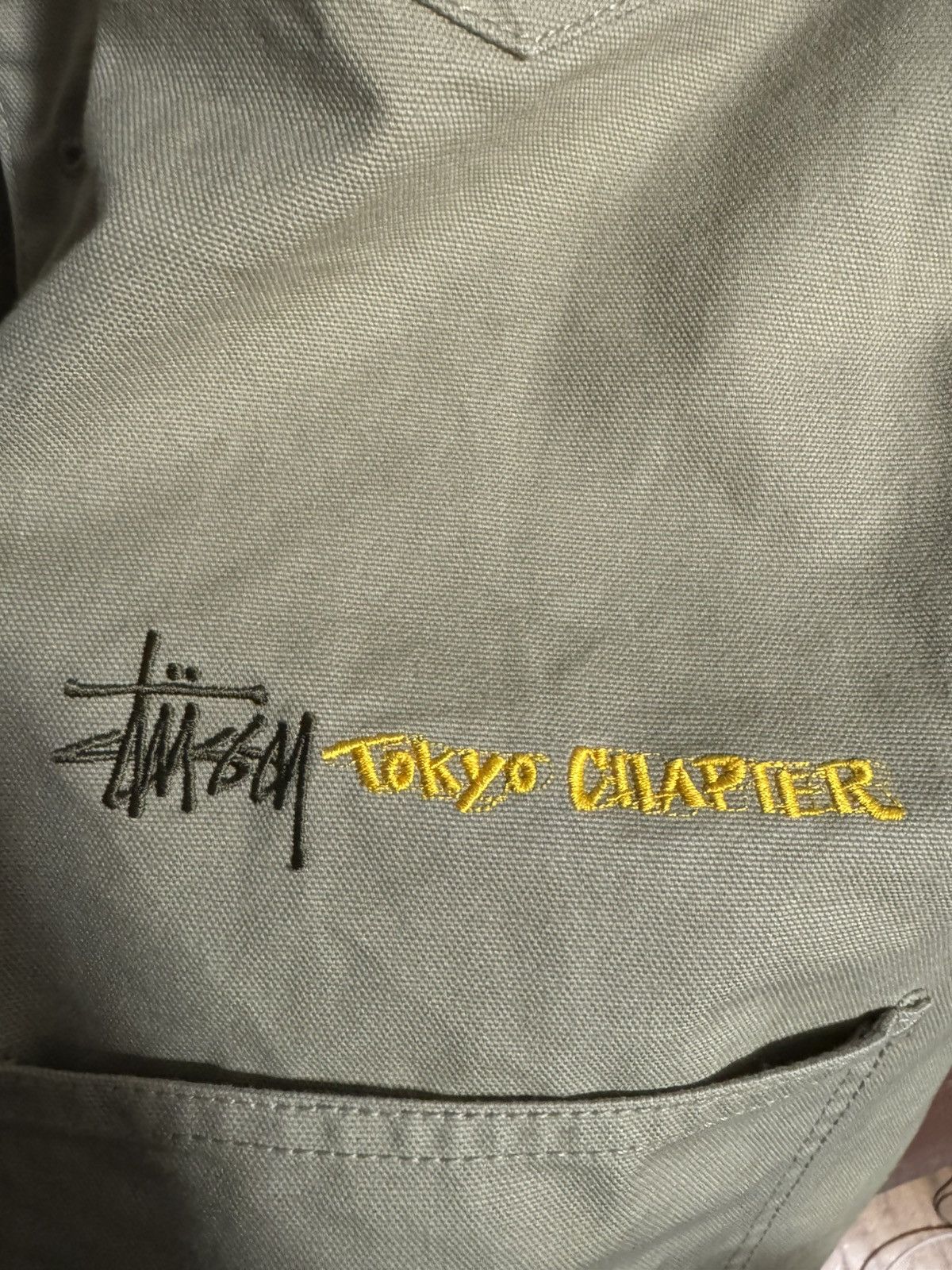 Carhartt × Stussy Stussy Carhartt Chore Jacket Tokyo 10th Anniversary Size US L / EU 52-54 / 3 - 5 Thumbnail