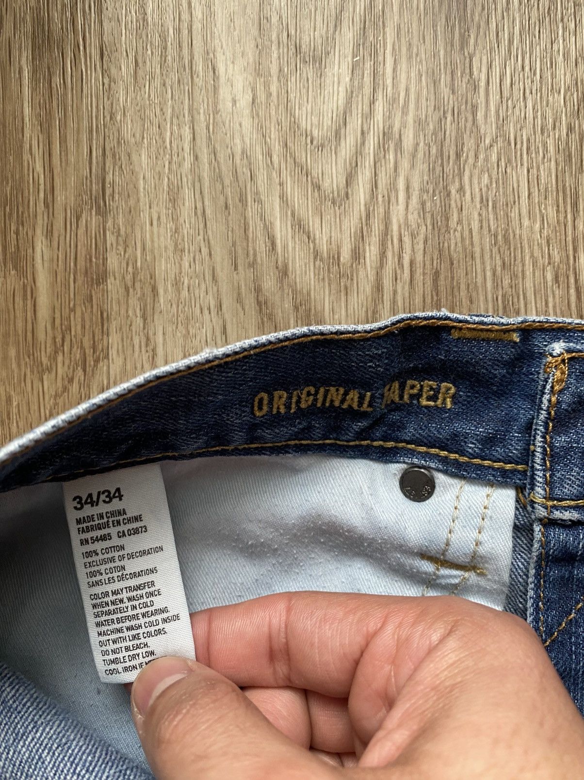 American Eagle Outfitters American Eagle Blue Denim Jeans Size US 34 / EU 50 - 8 Thumbnail