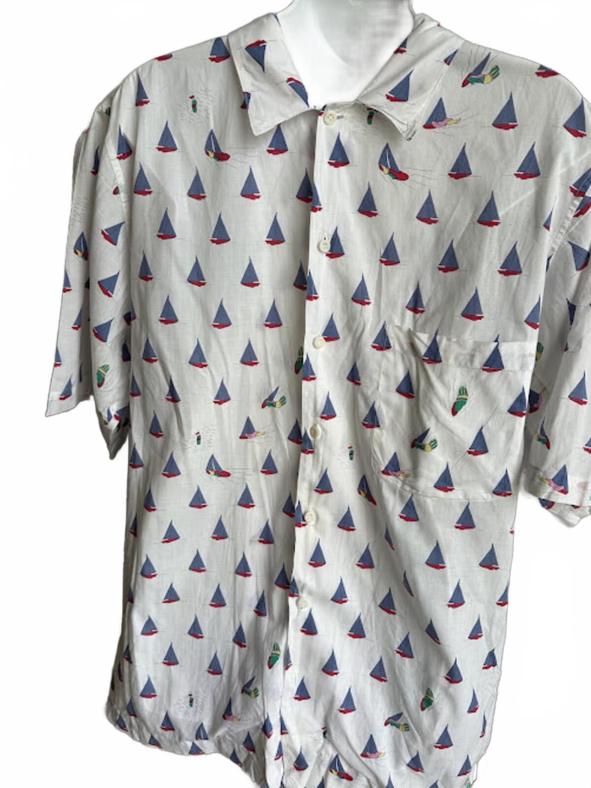 Reyn Spooner Reyn Spooner Sailboat Hawaiian Shirt L Size US L / EU 52-54 / 3 - 1 Thumbnail