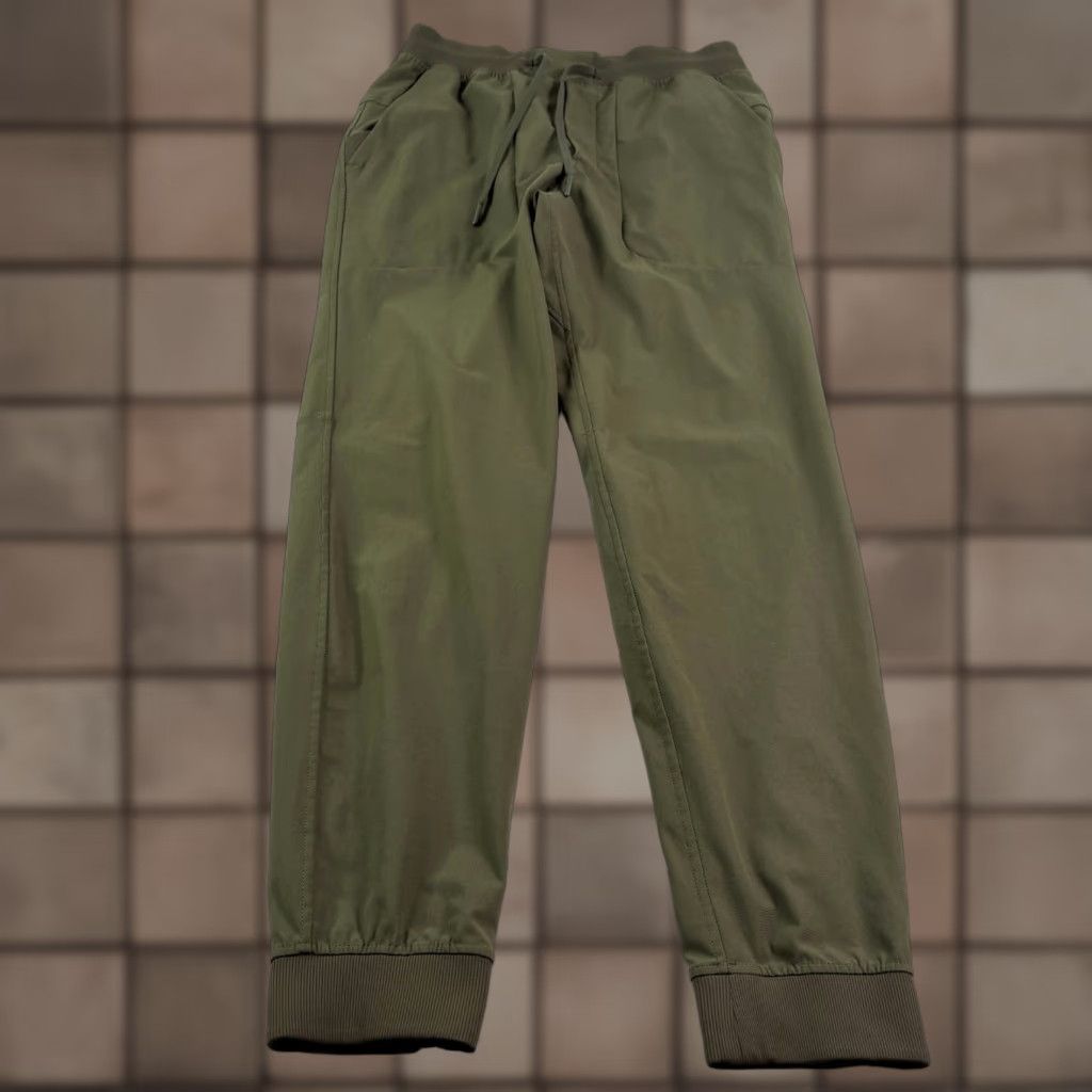 Lululemon ABC Jogger Pants Mens Medium Green Tapered Athleisure Stretch