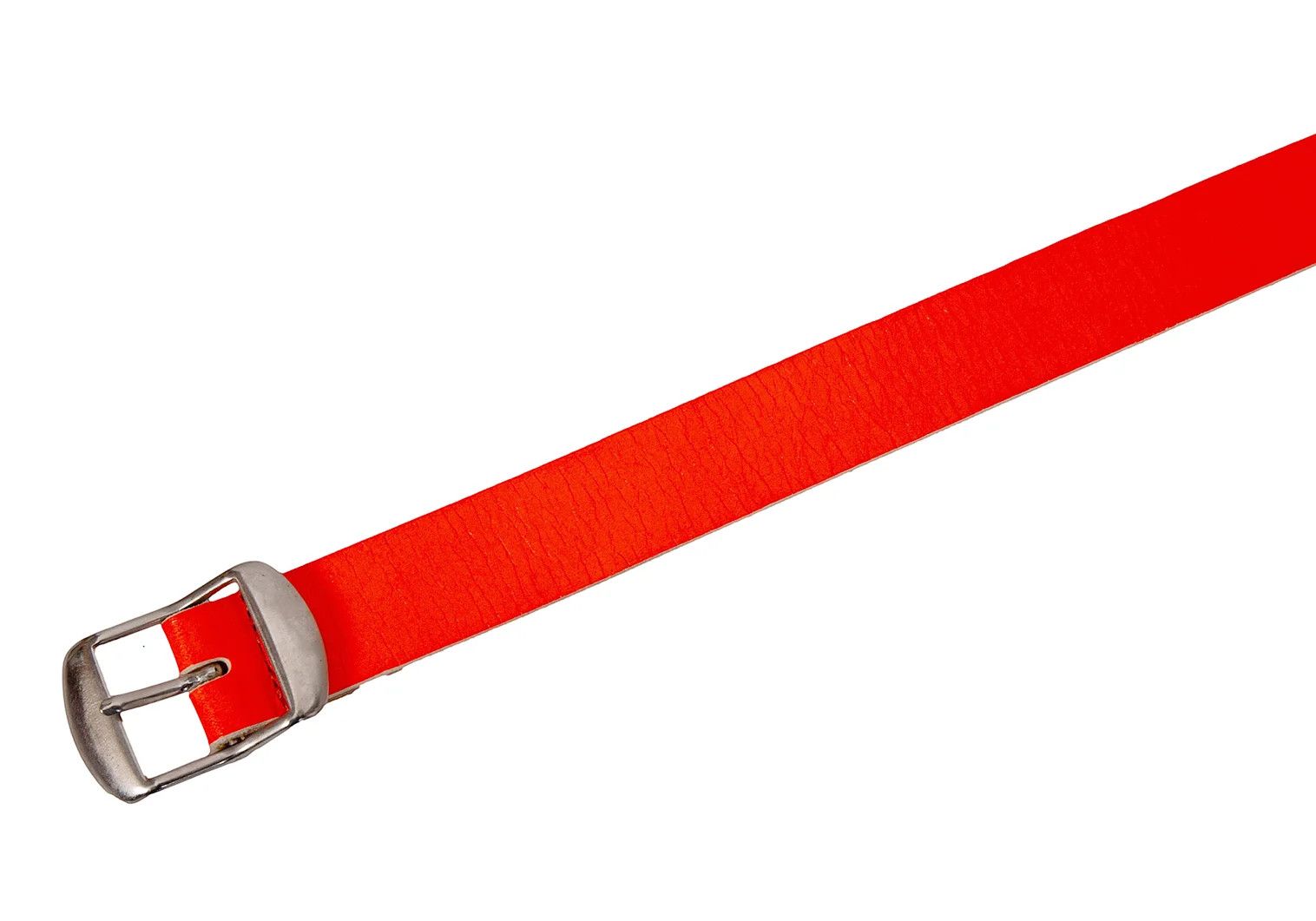 Comme des Garcons Homme Plus Leather Neon Color Belt in Orange 89 Size ONE SIZE - 3 Thumbnail