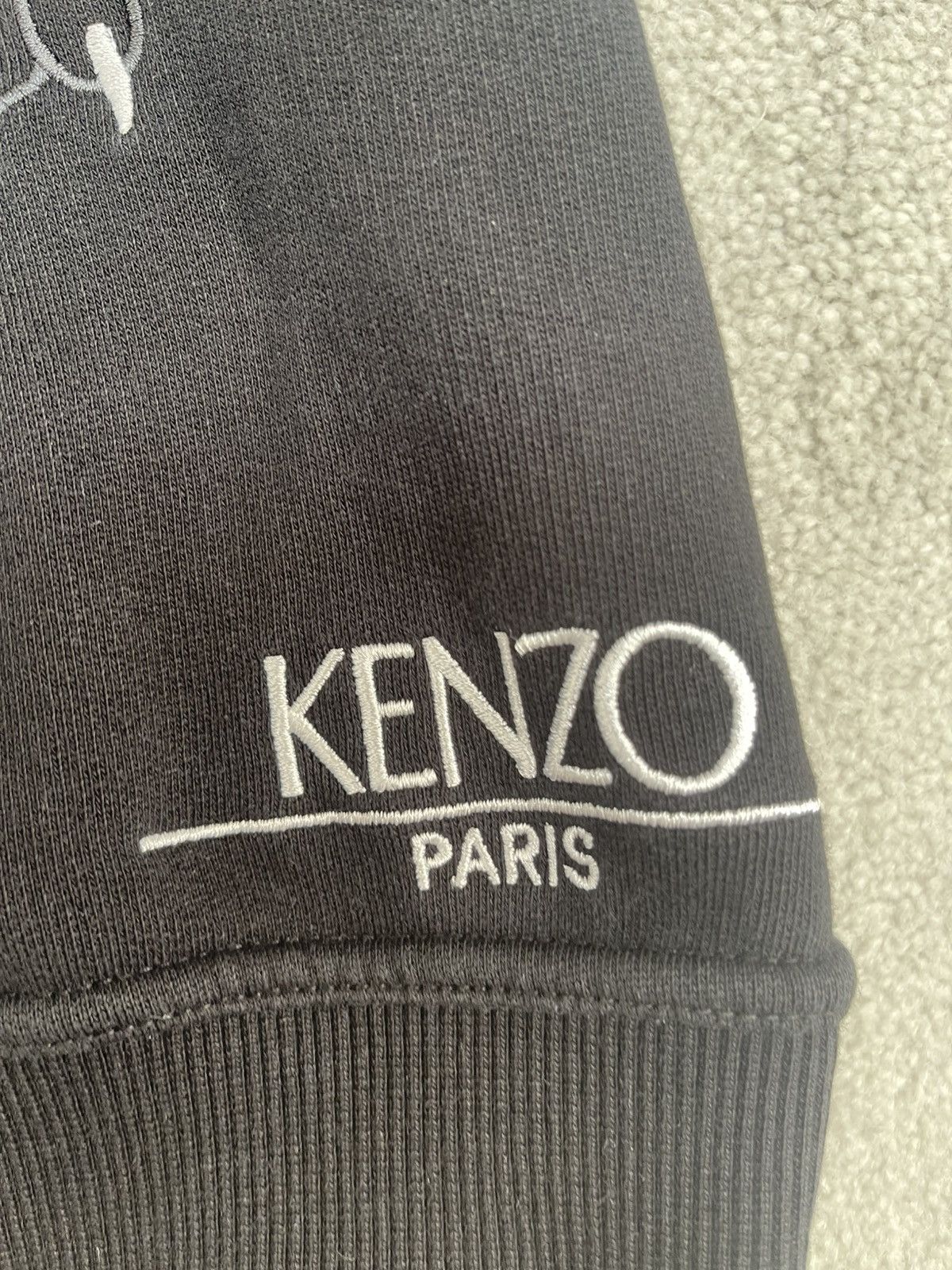 Kenzo Kenzo Alternate Tiger Pattern Black Sweatshirt Exclusive Size US L / EU 52-54 / 3 - 3 Thumbnail