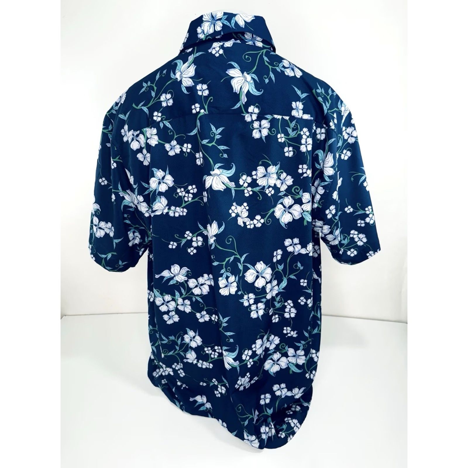 ALOHAS Dixxon Floral Aloha Hawaiian Mens 2XL Shirt Short Sleeve Button-Up Blue 90s Theme Mens Size US XXL / EU 58 / 5 - 3 Thumbnail