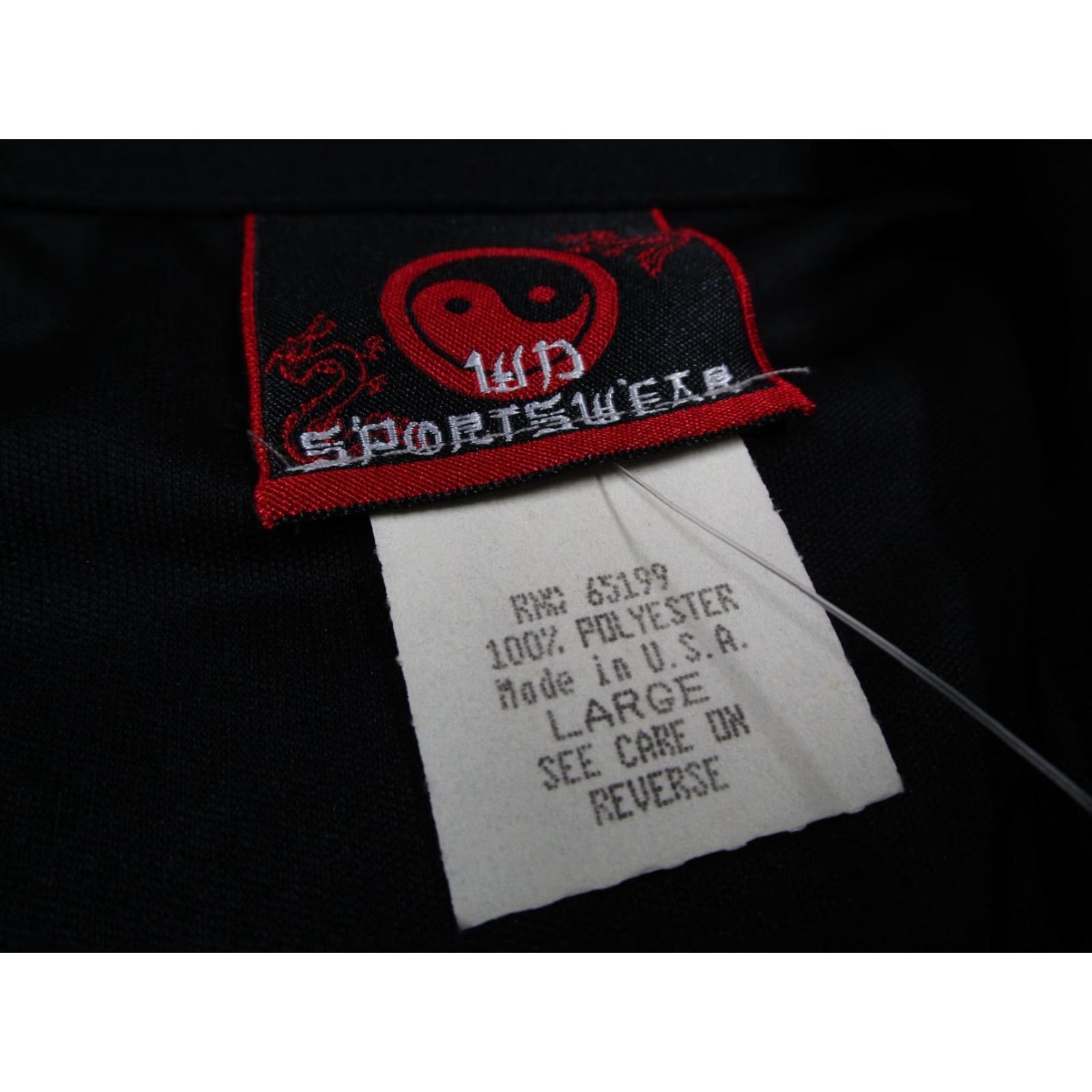 Vintage VINTAGE WD SPORTSWEAR Shirt Mens Large Black Button Up Tiger Retro Made in USA Size US L / EU 52-54 / 3 - 2 Thumbnail